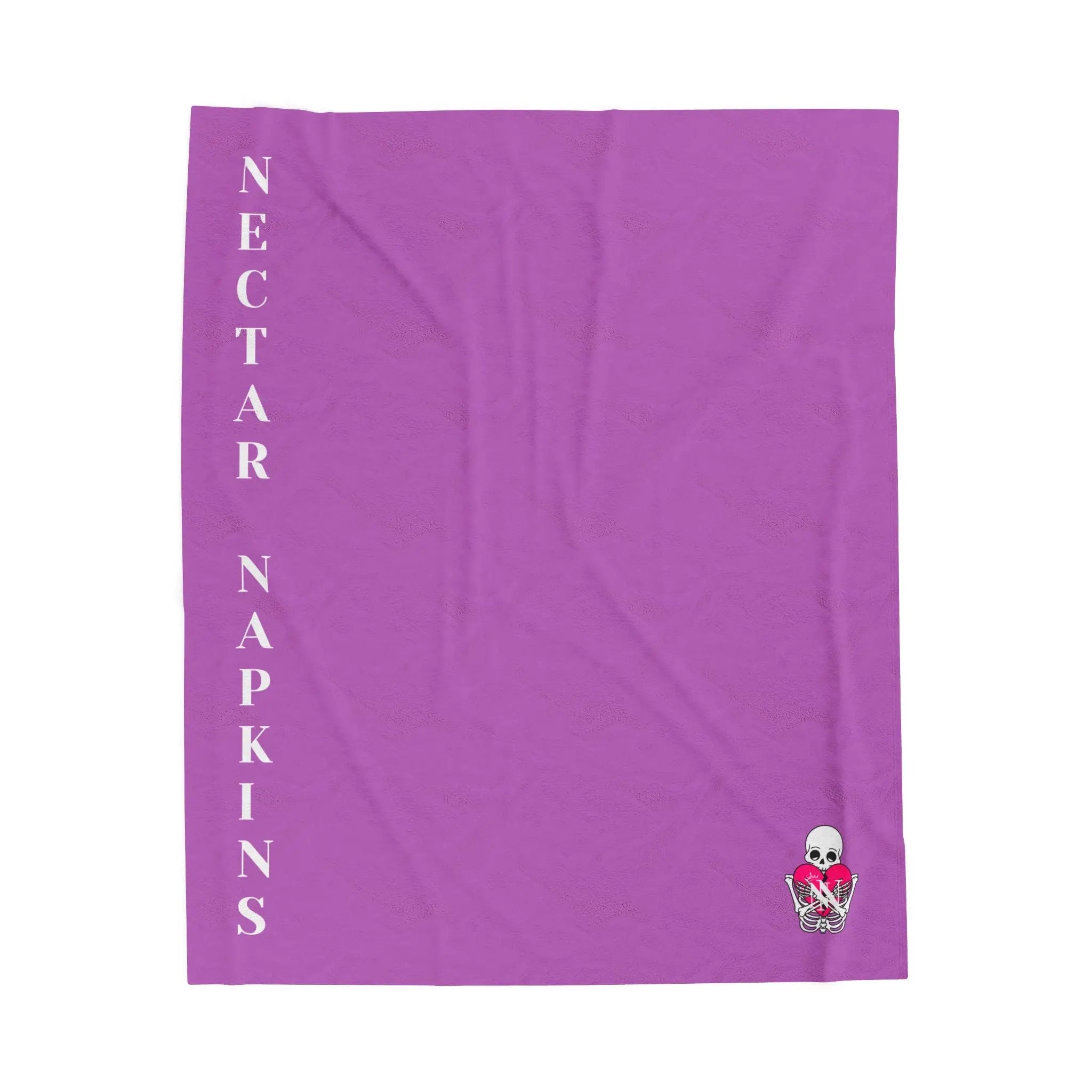 Nectar Napkins Brand Soft Plum | Nectar Napkins Fun-Flirty Lovers’ Blankets