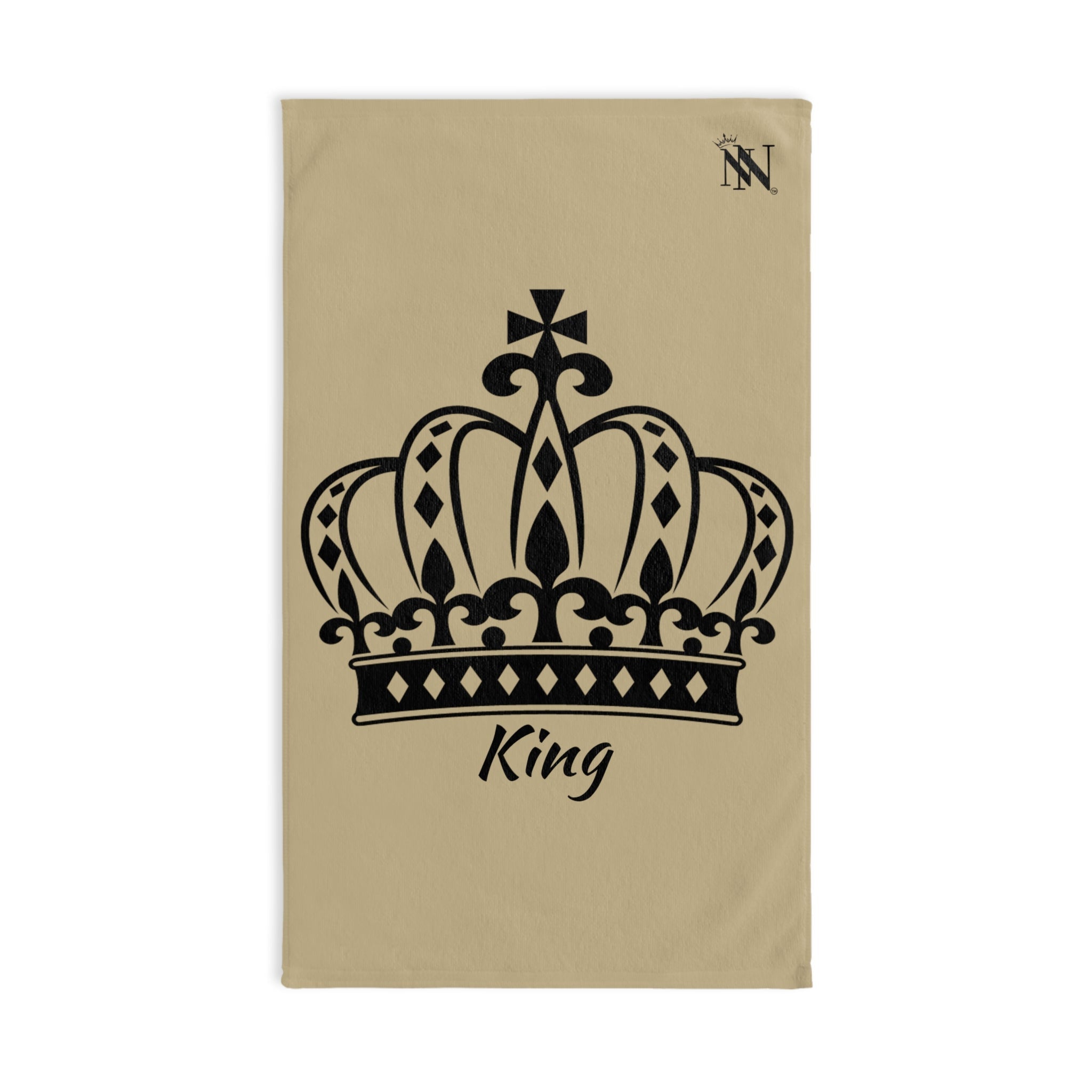Large Crown King Gold Cum Towel