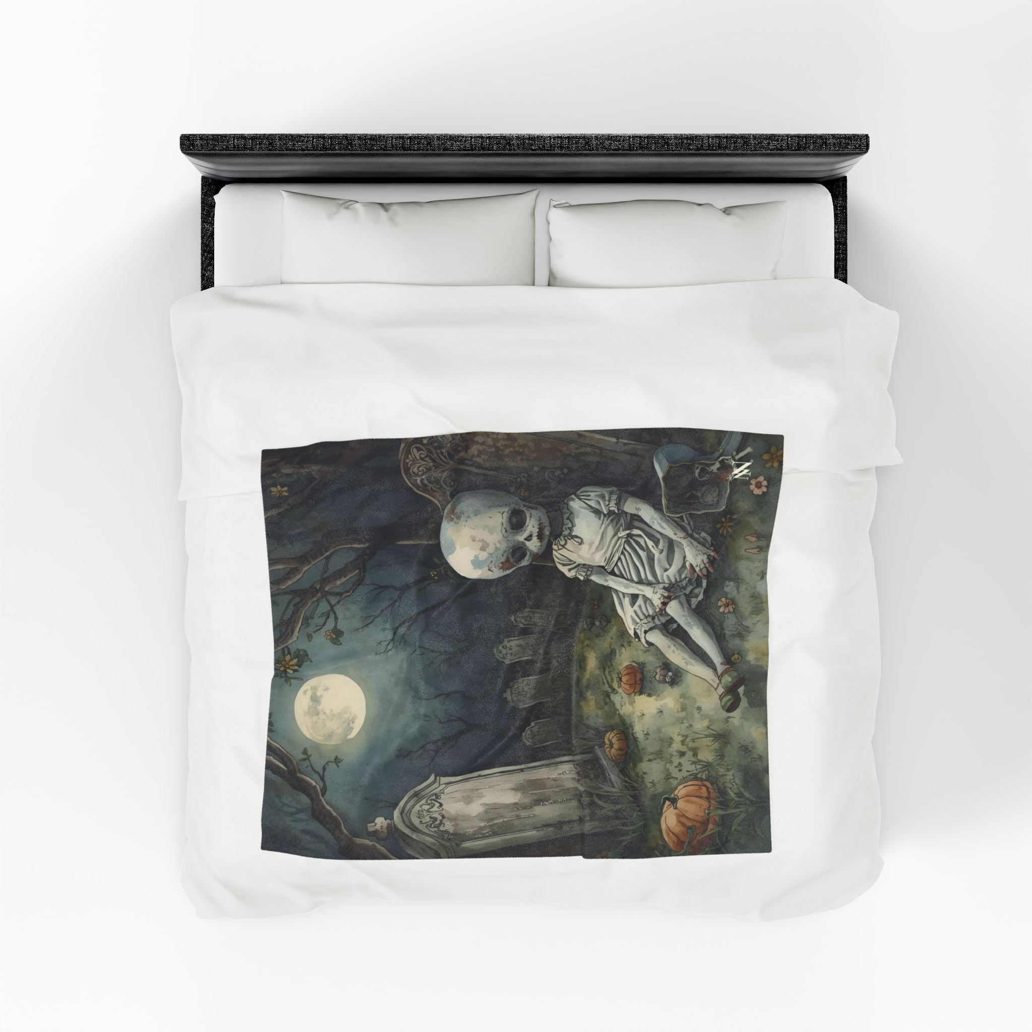 Cemetary Love | Mix & Match Velveteen Fun-Flirty Lovers’ Blankets