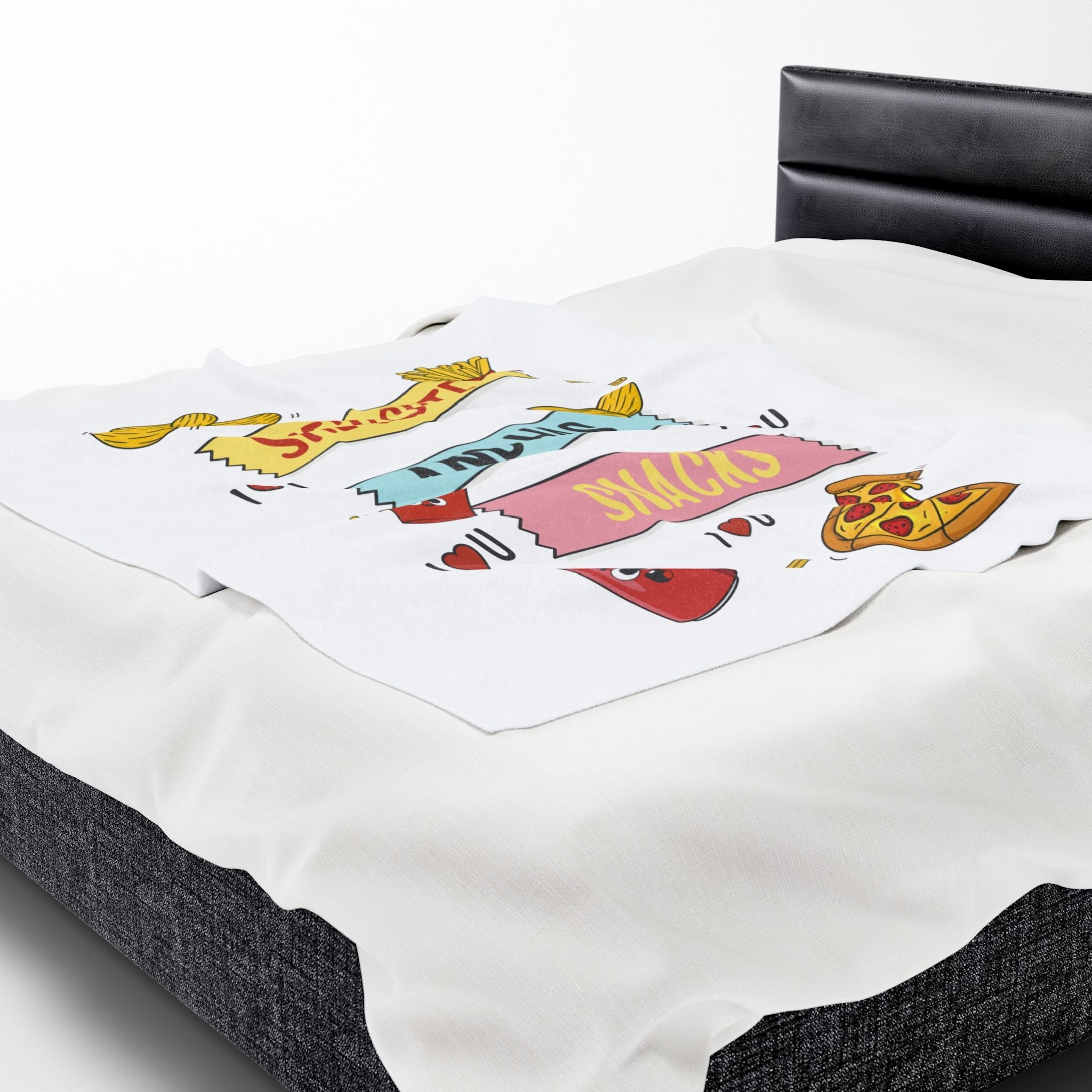 She’s Cute and Has Snacks | Mix & Match Soft Fun-Flirty Lovers’ Blankets