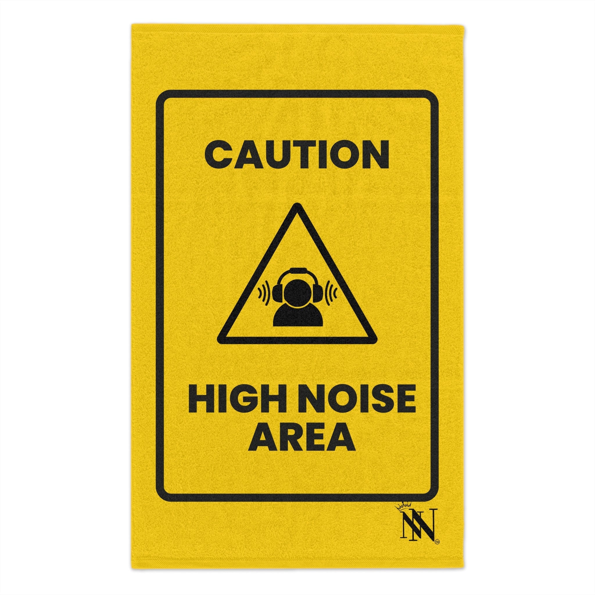 Caution High Noise Area | Mix & Match Soft Fun-Flirty Lovers’ Towels