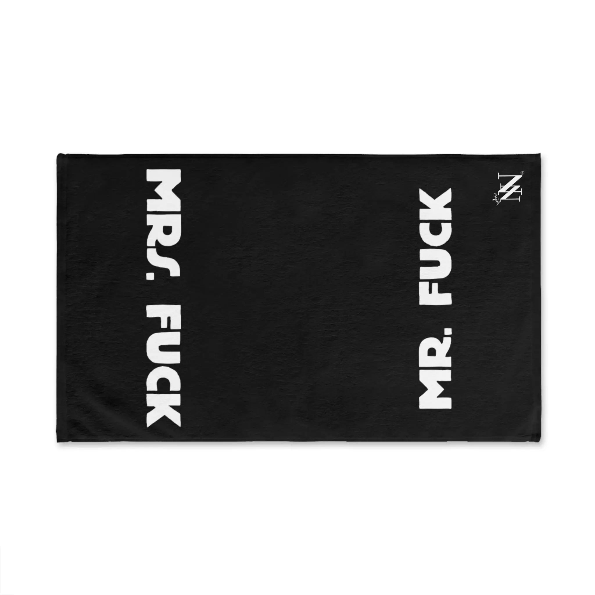 Mr Mrs Fuck Black | Mix & Match Classic Fun-Flirty Lovers’ Towels