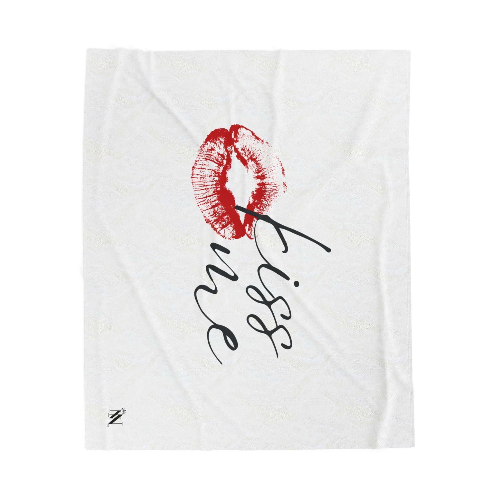 Kiss Me with a Kiss Romantic Gifts Love Blanket