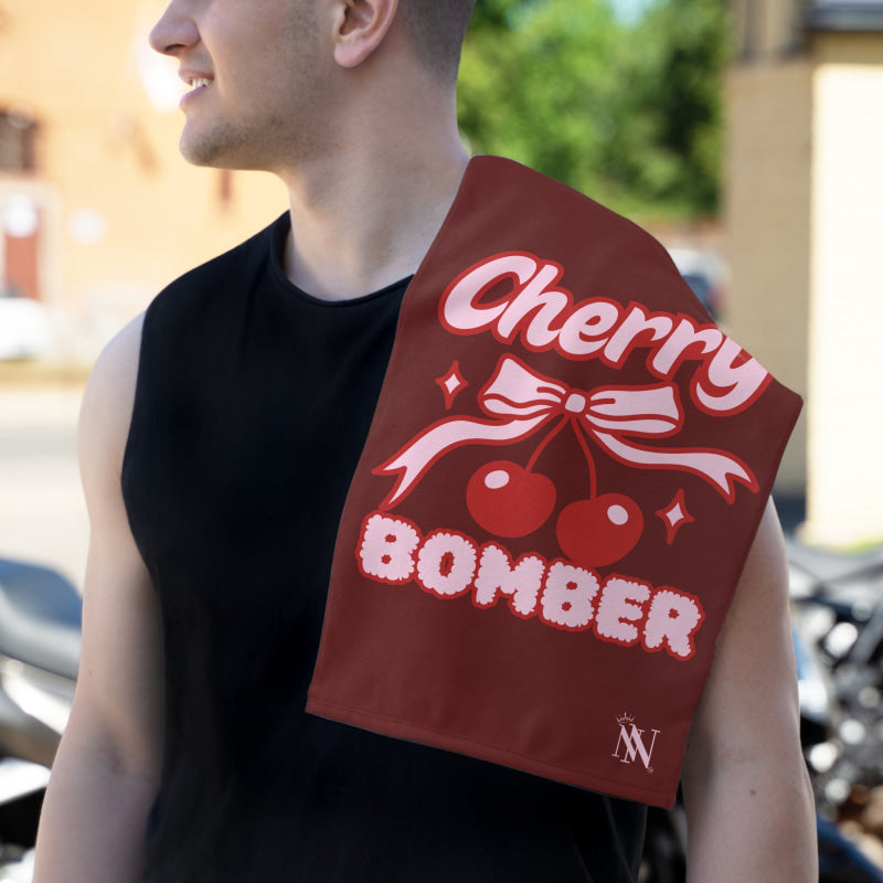 Cherry Bomber | Mix & Match Soft Fun-Flirty Lovers’ Towels