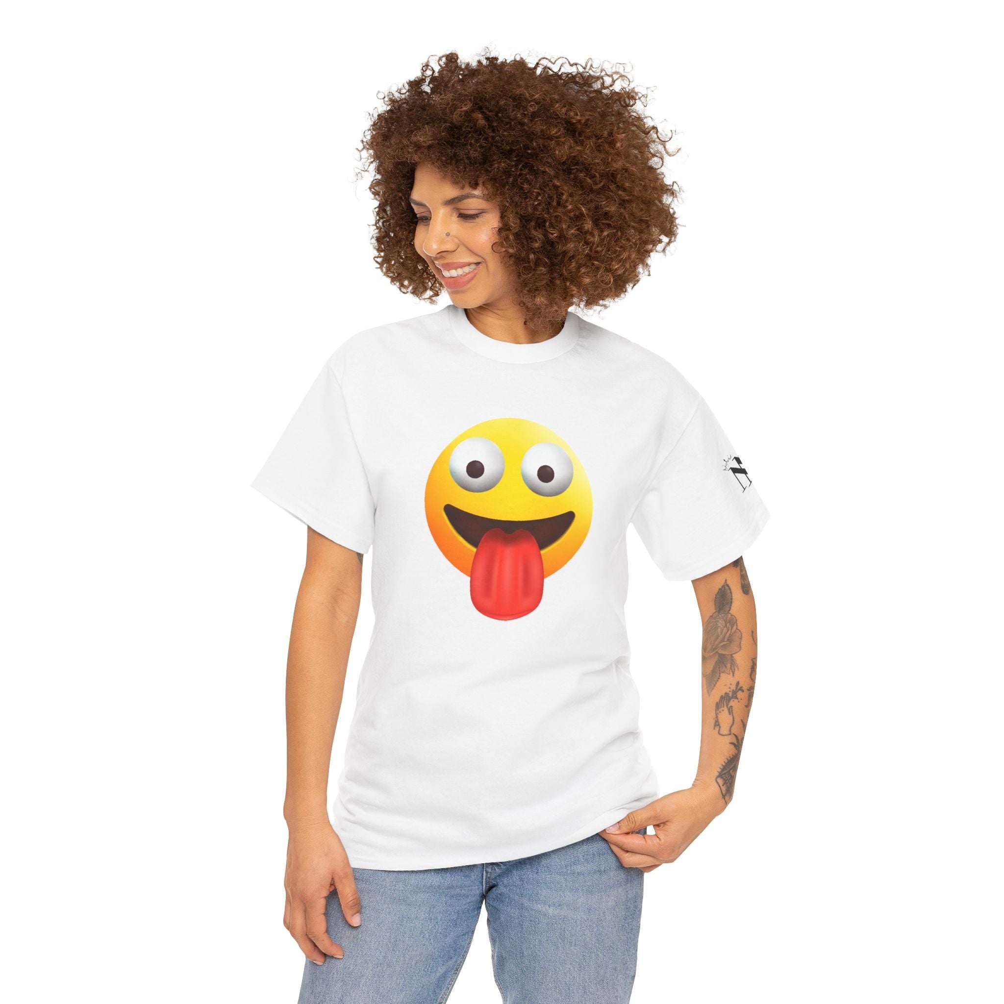 Licker Emoji | Mix & Match Cotton Unisex Fun-Flirty Lovers’ T-Shirts
