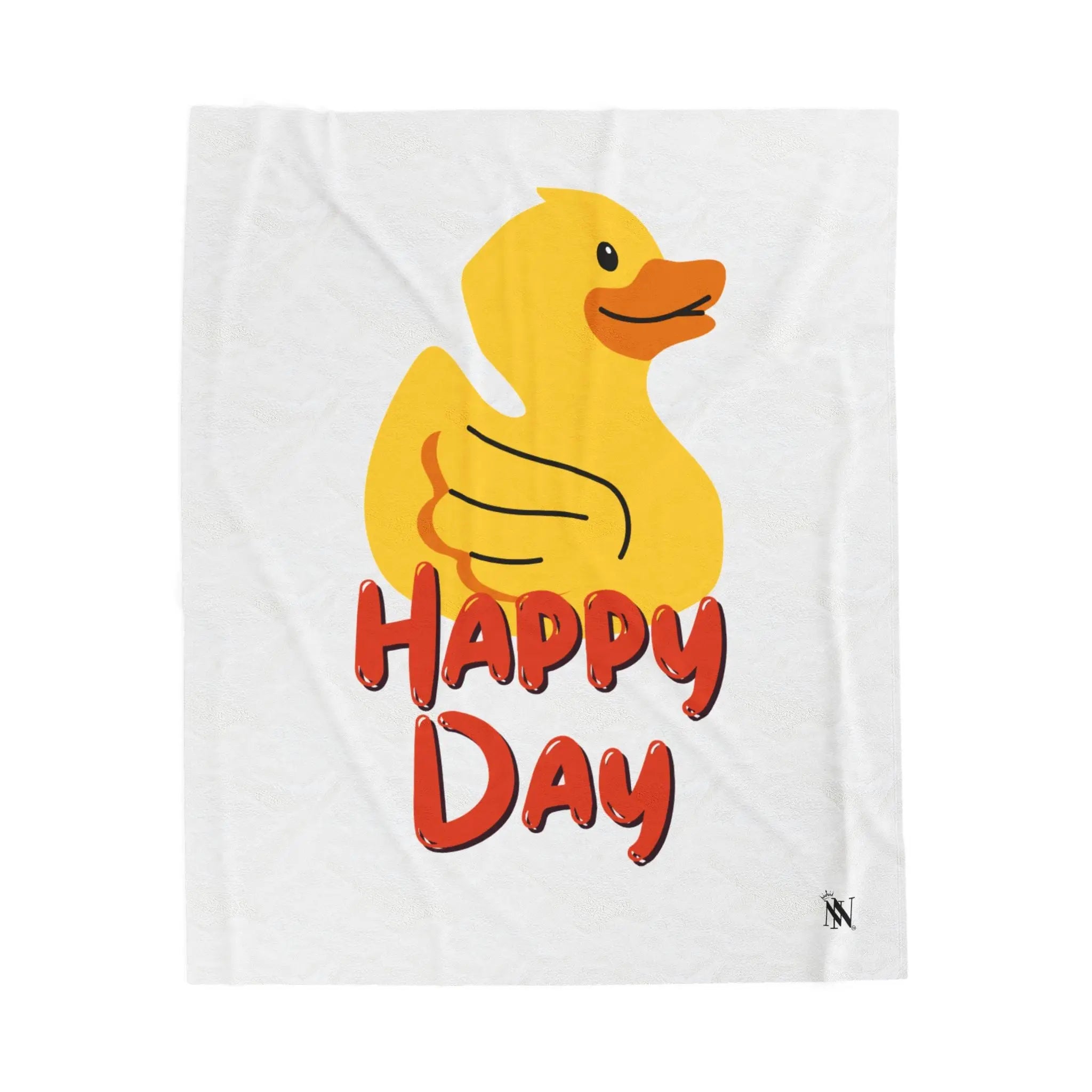 Happy Day Rubber Duck | Mix & Match Soft Fun-Flirty Lovers’ Blankets