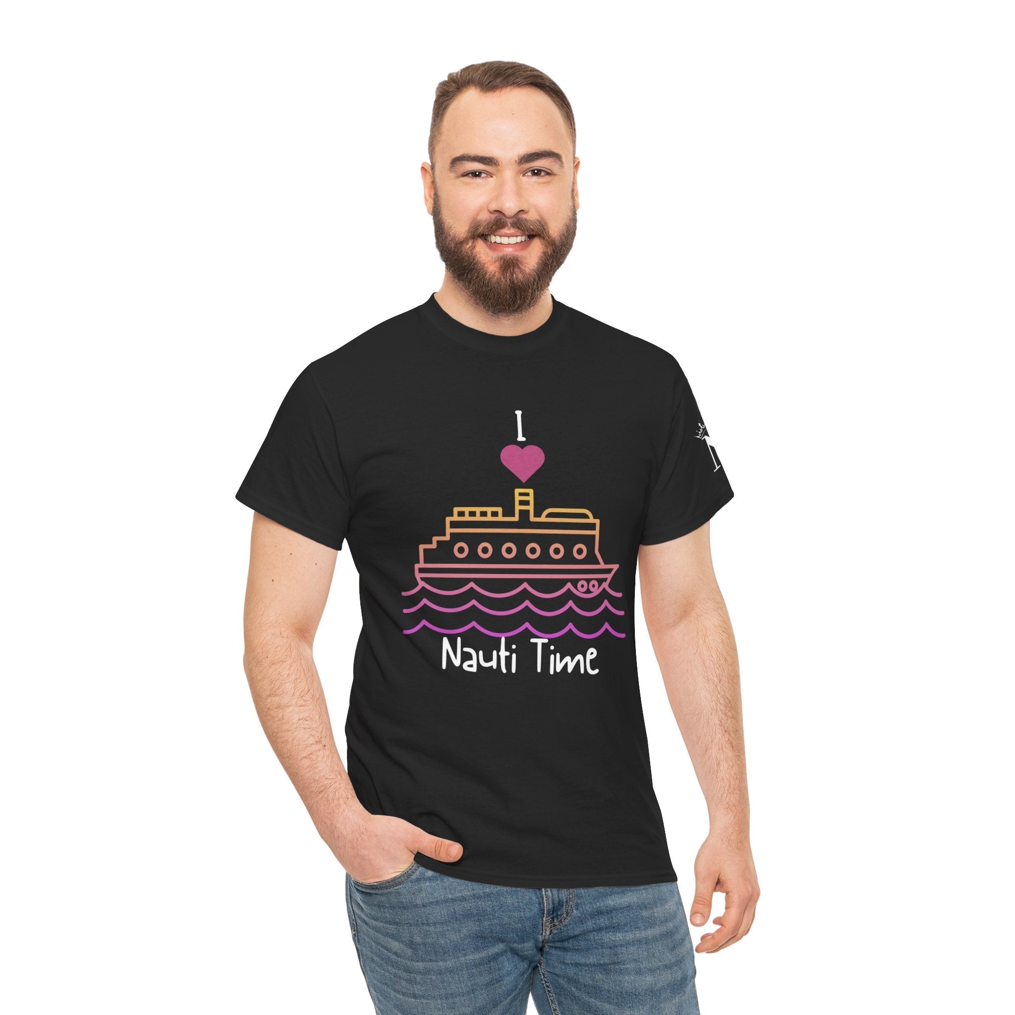 I Love Nauti Time Vacation | Mix & Match 100% Cotton Unisex Fun-Flirty Lovers’ Tees
