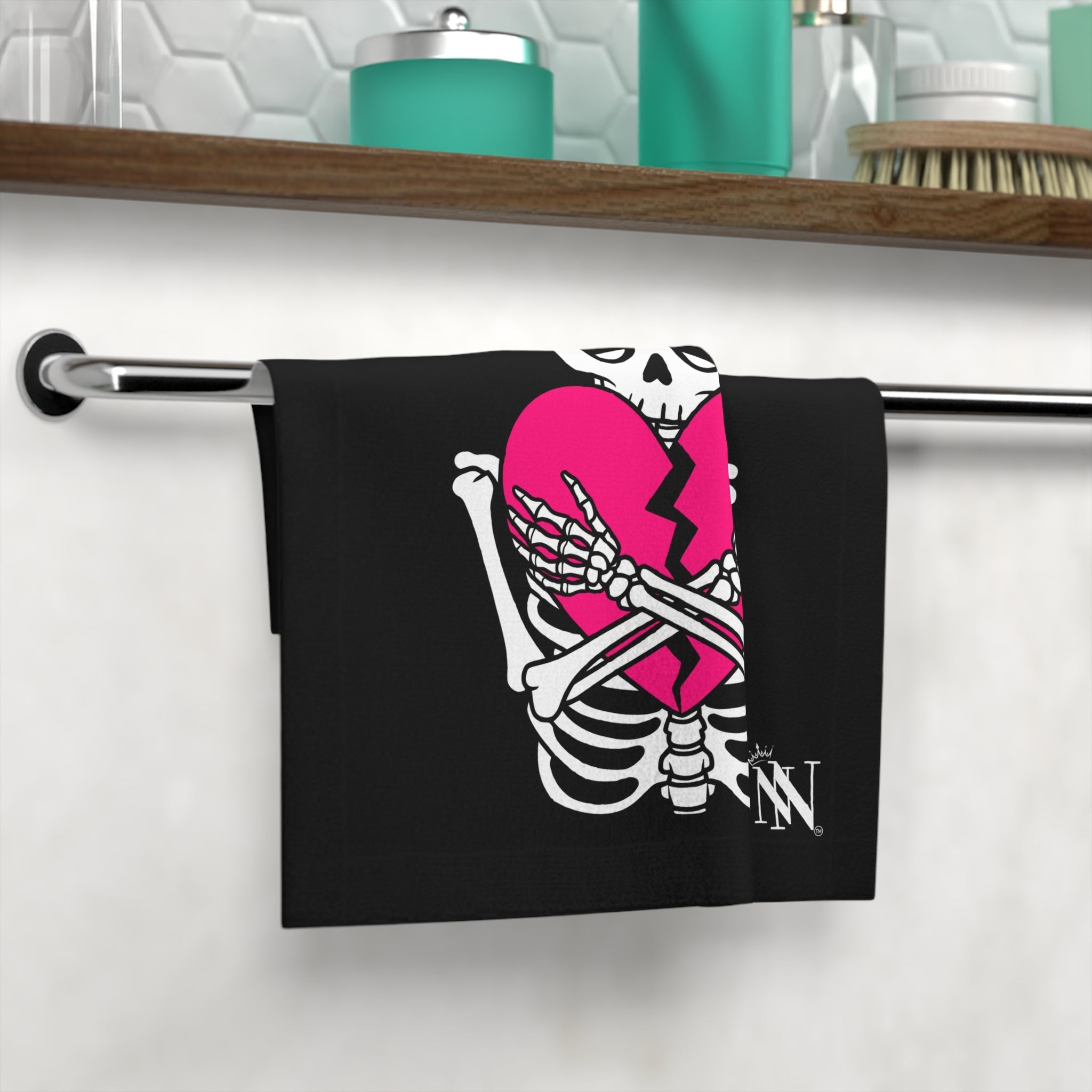 Heartbreaker Love Black | Mix & Match Lils’ Fun-Flirty Lovers’ Towels