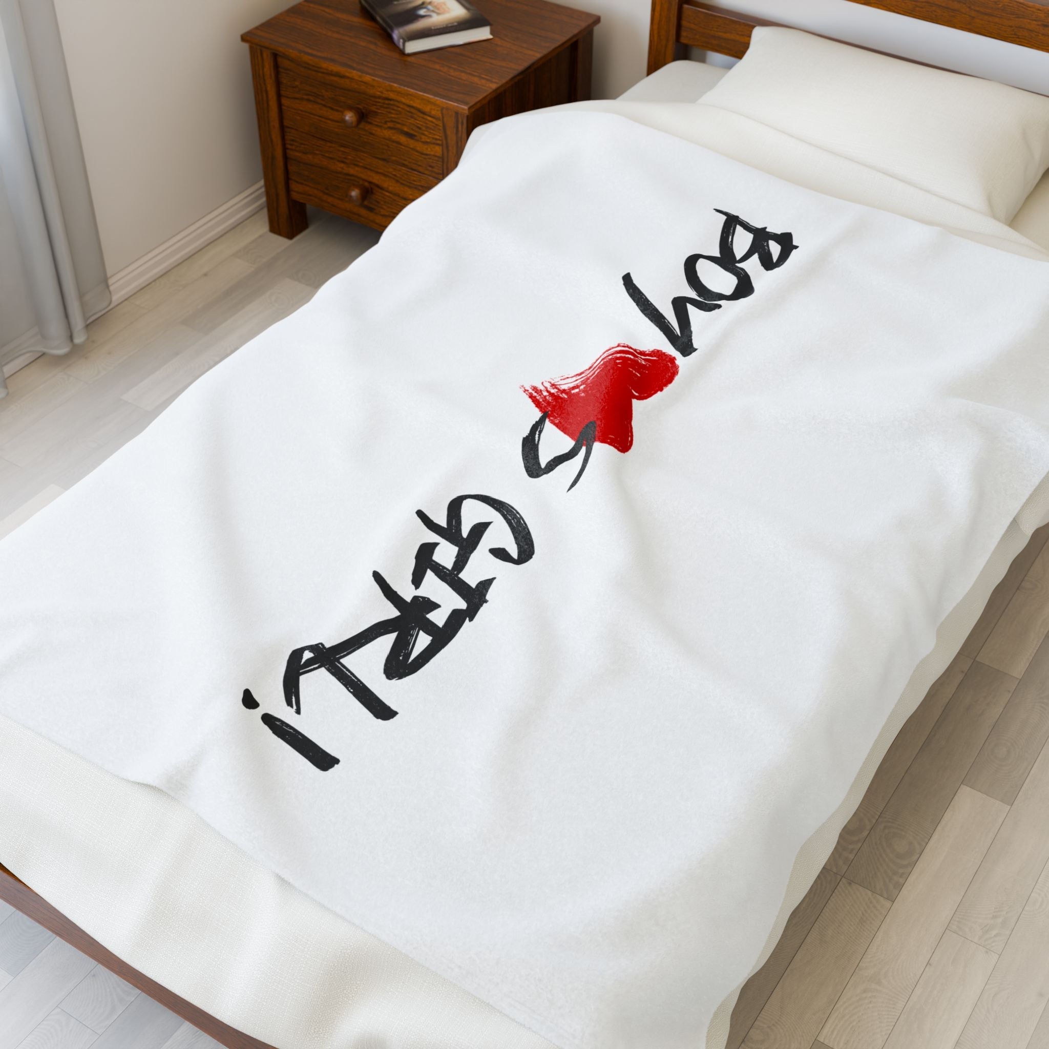 Boy Loves Girl! | Mix & Match Velveteen Fun-Flirty Lovers’ Blankets