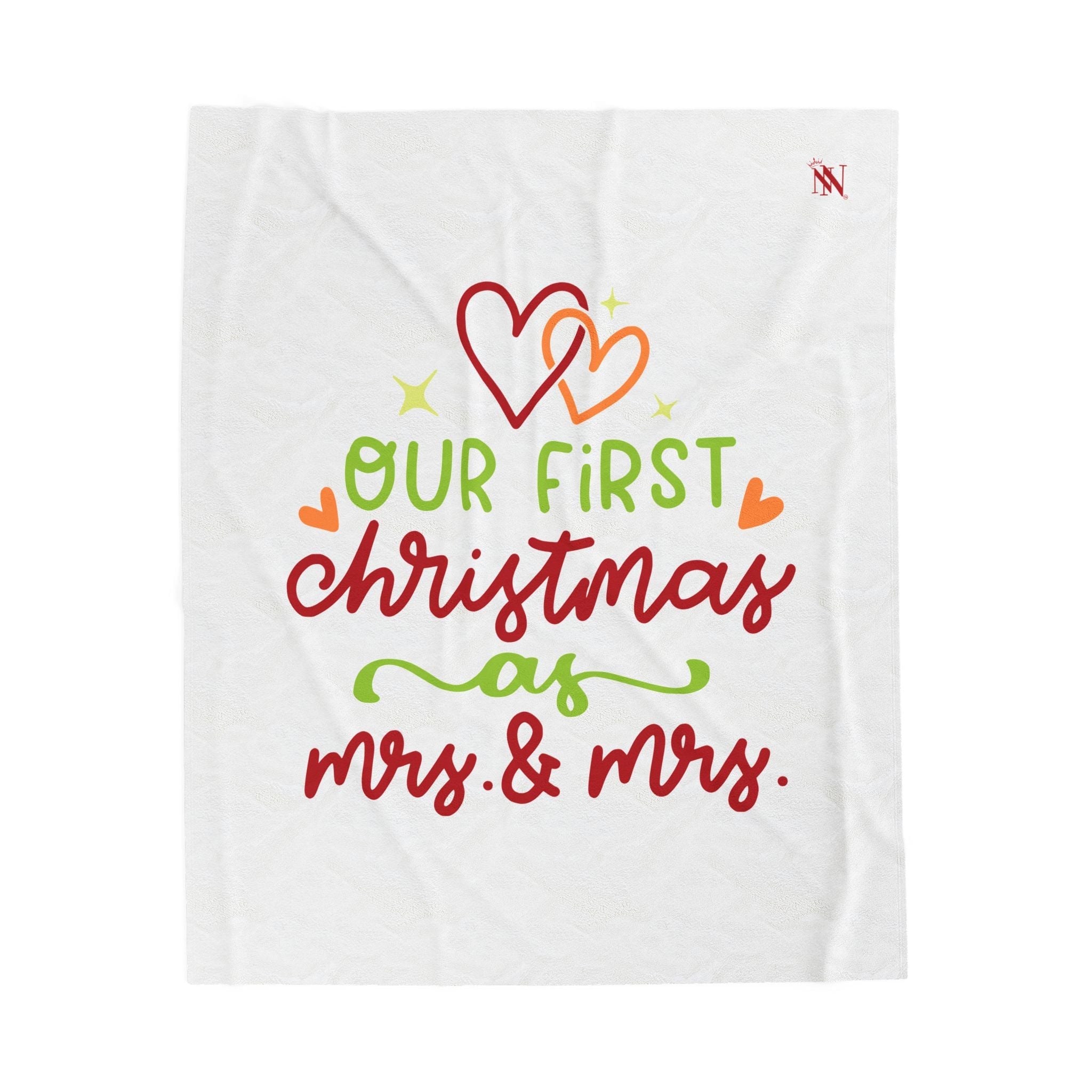 Our First Christmas as Mrs. & Mrs. | Mix & Match Fun-Flirty Lovers’ Blankets