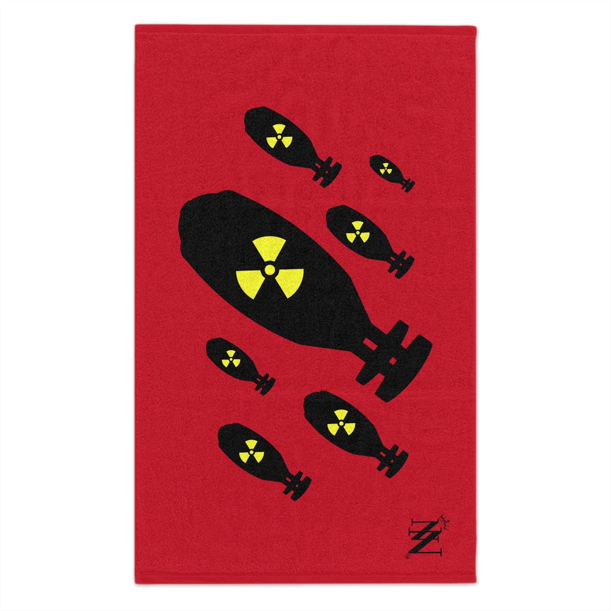 Toxic Bombs Red | Mix & Match Soft Fun-Flirty Lovers’ Towels