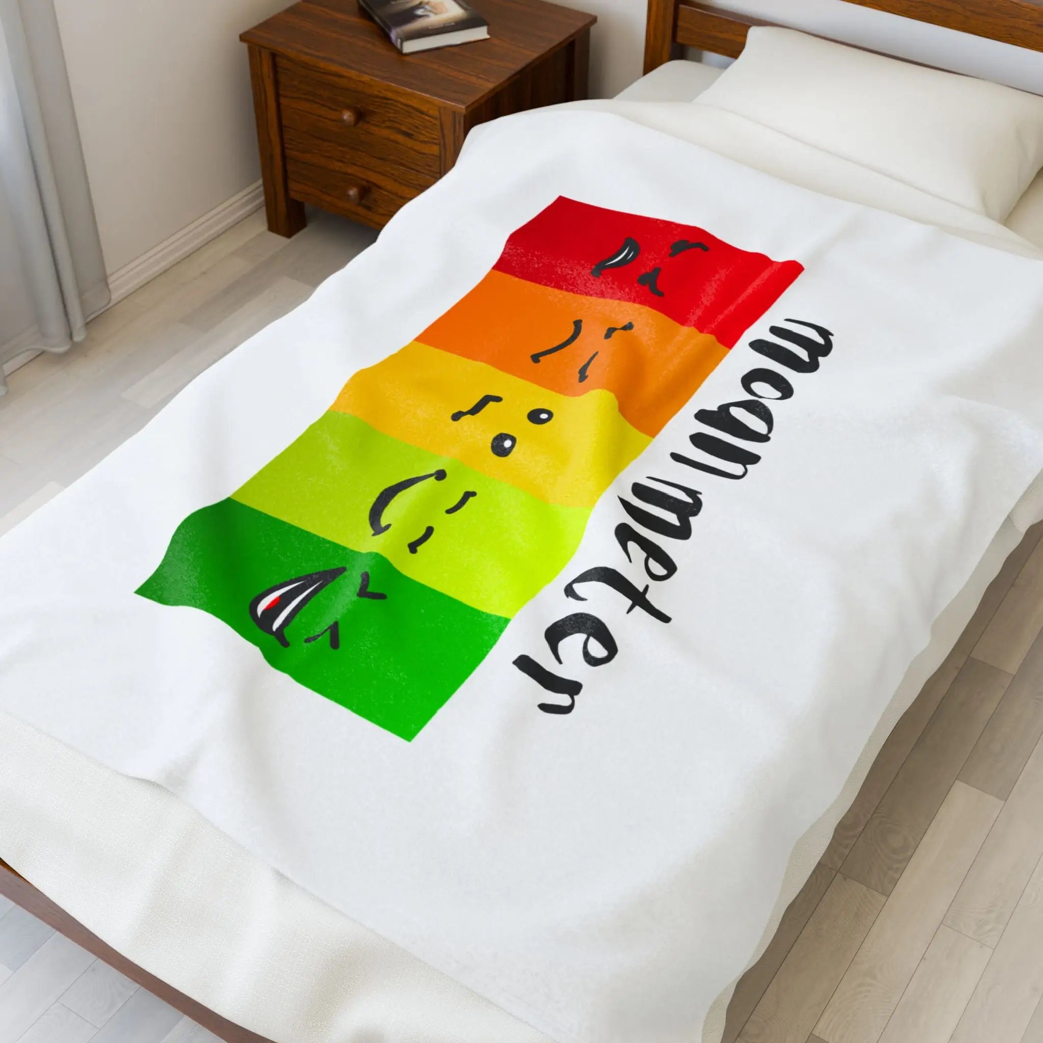 Moan Meter | Mix & Match Velveteen Fun-Flirty Lovers’ Blankets