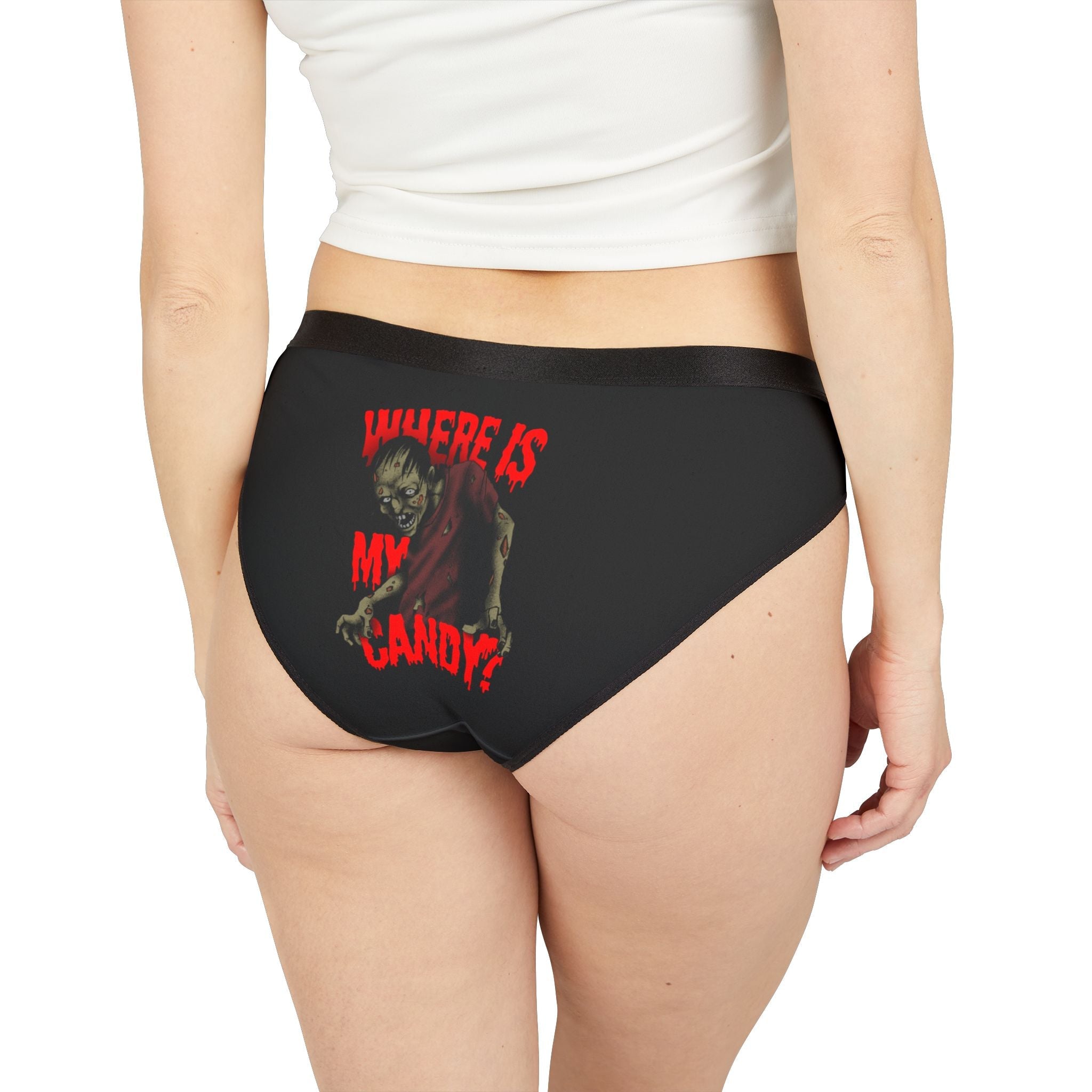 Where is My Candy? Zombie | Mix & Match Women’s Fun-Flirty Lovers’ Panties