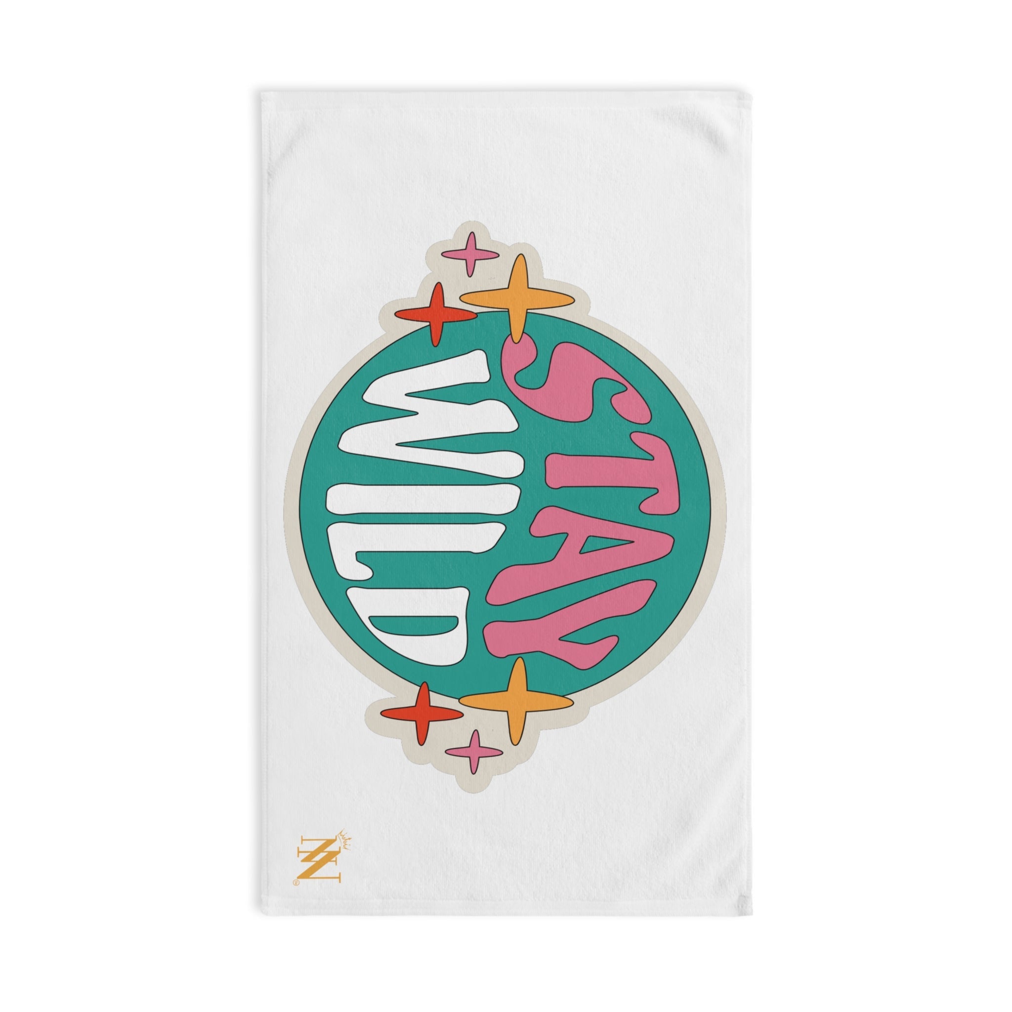 Stay Wild Retro Sticker Cum Towel