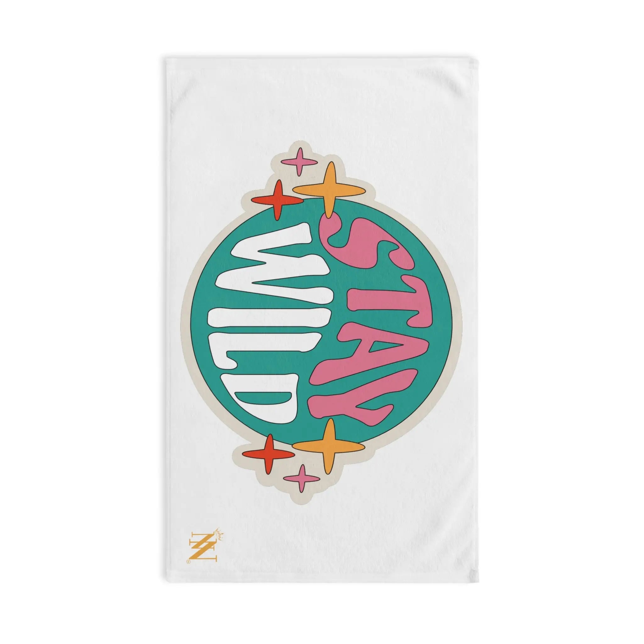 Stay Wild Retro Sticker Cum Towel