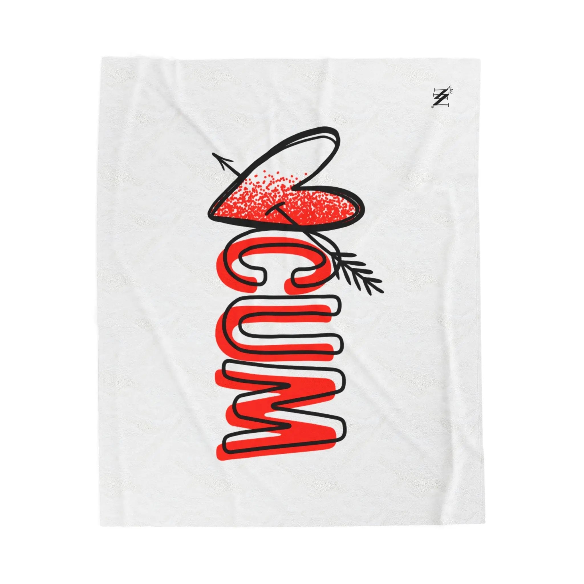 Heart Arrow Cum Romantic Lovers Gifts Blanket