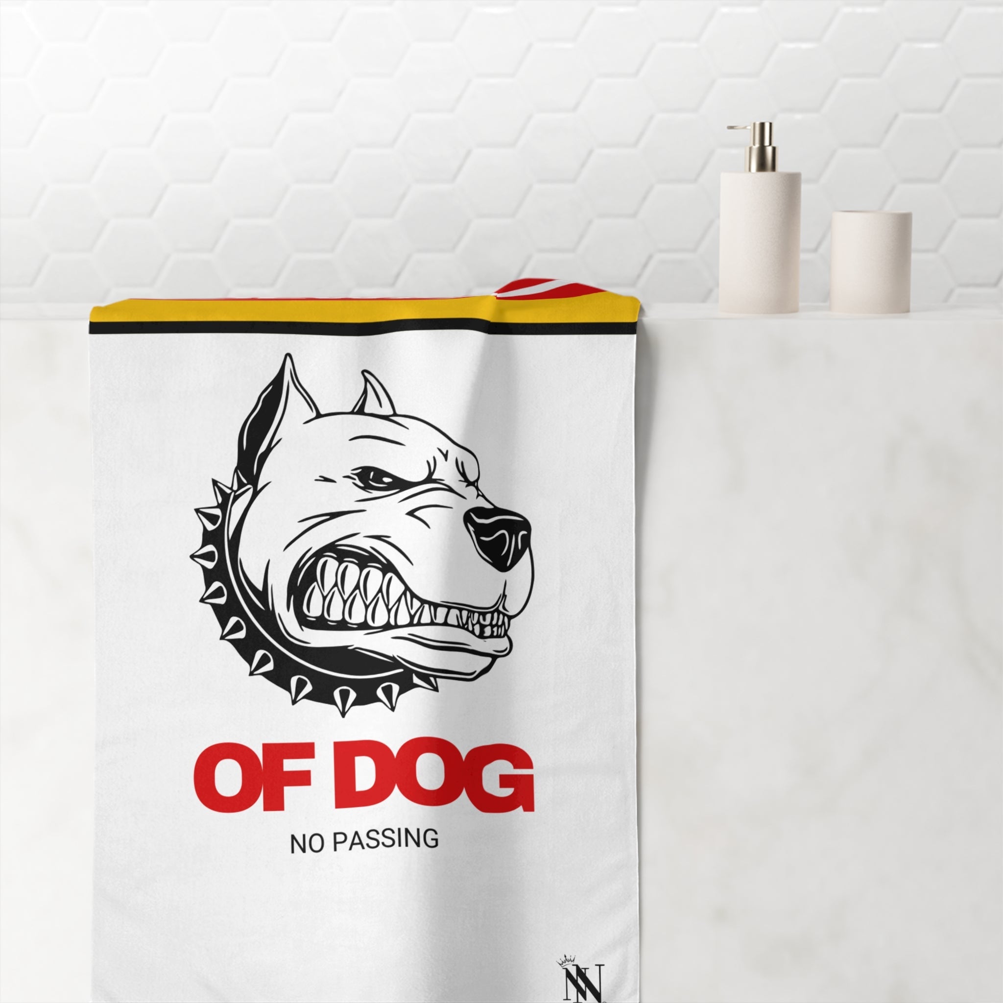 Beware of Dog | Mix & Match XL Fun-Flirty Lovers’ Towels