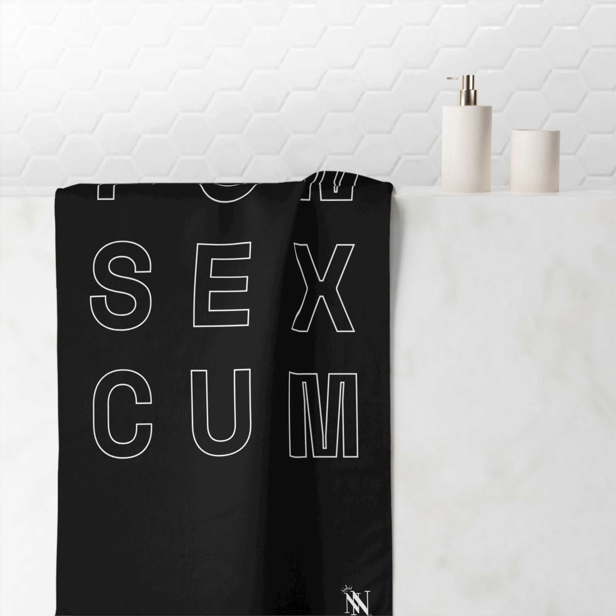 Fun Sex Cum | Mix & Match XL Fun-Flirty Lovers’ Towels