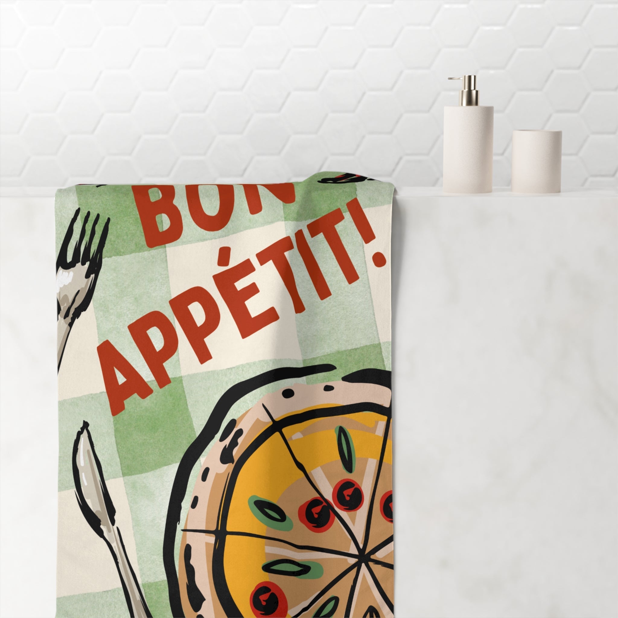 Bon Appetit! | Mix & Match XL Fun-Flirty Lovers’ Towels