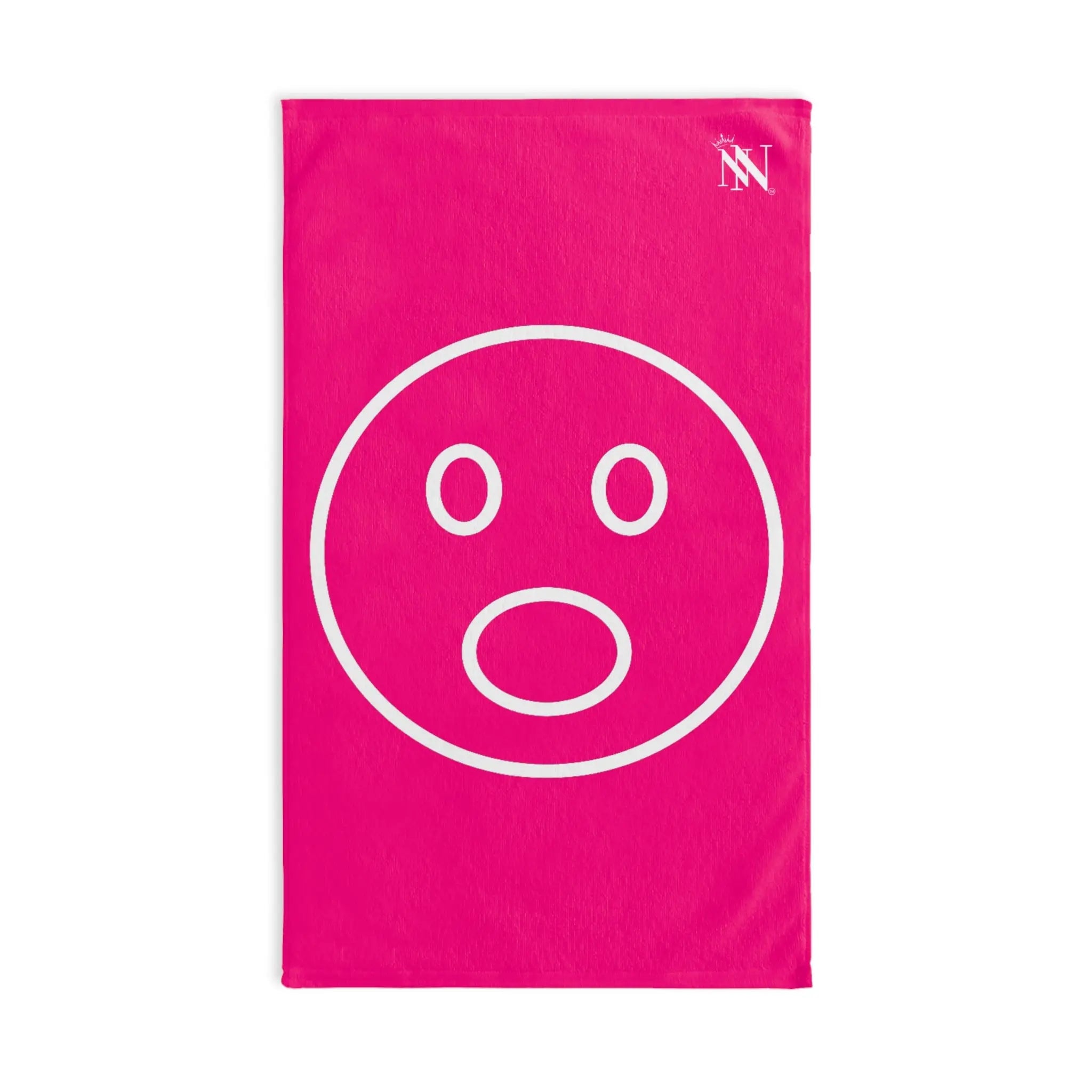 Surprised Emoji Signature Pink | Mix & Match Classic Fun-Flirty Lovers’ Towels