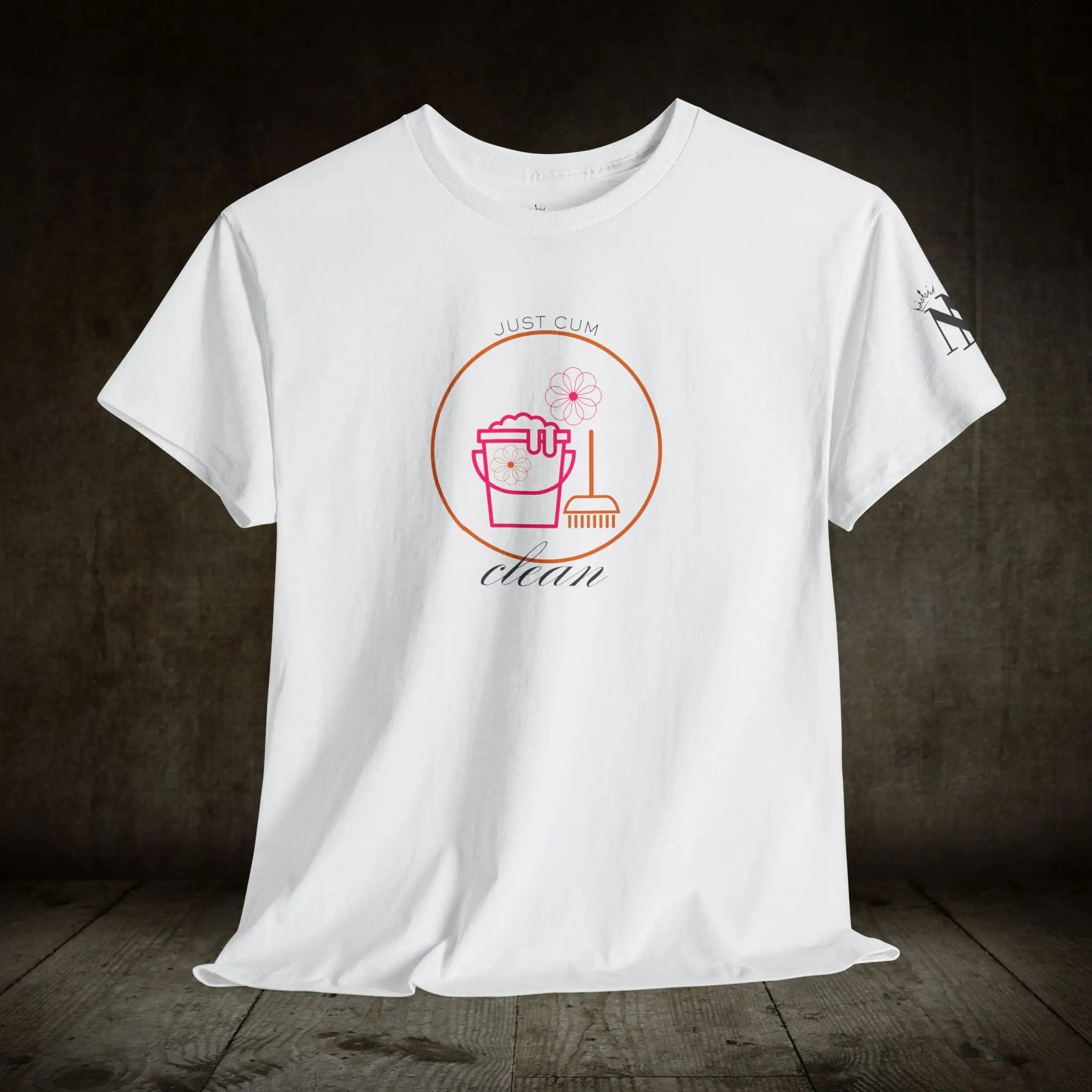 Just Cum Clean! | Mix & Match Cotton Unisex Fun-Flirty Loversโ T-Shirts