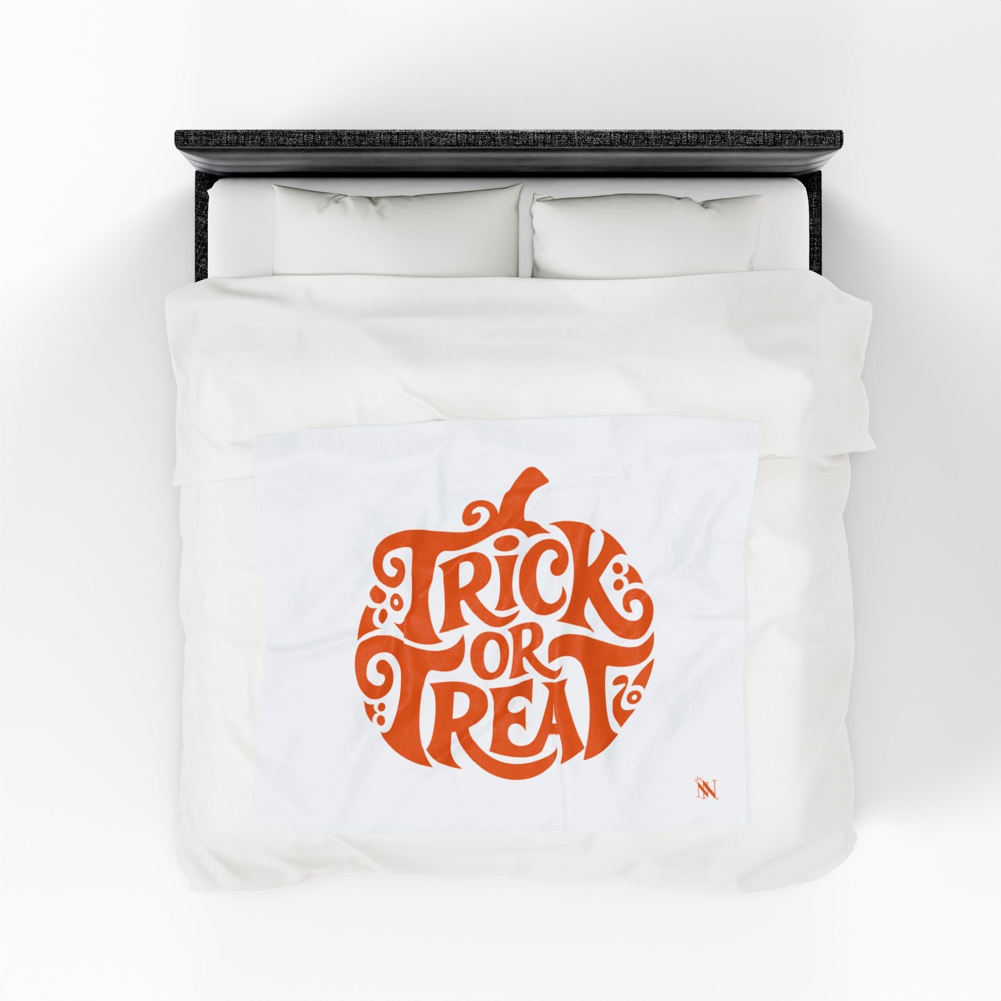 Trick Or Treat Pumpkin | Mix & Match Velveteen Fun-Flirty Lovers’ Blankets