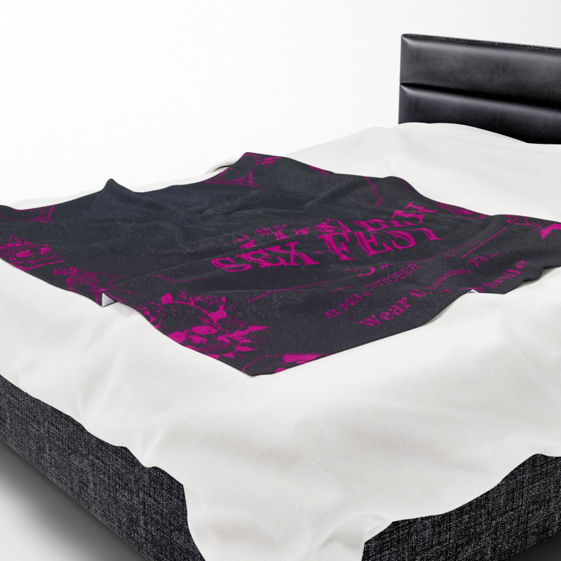 Join Us Halloween Sex-Fest | Mix & Match Soft Fun-Flirty Lovers’ Blankets