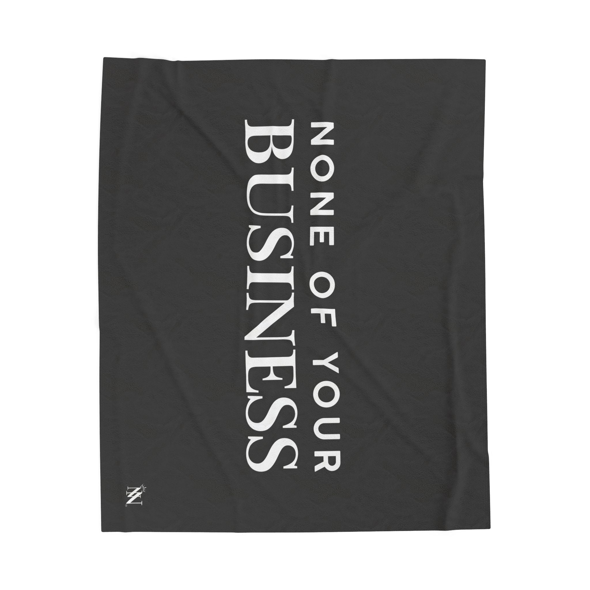 None of Your Business | Mix & Match Fun-Flirty Lovers’ Blankets