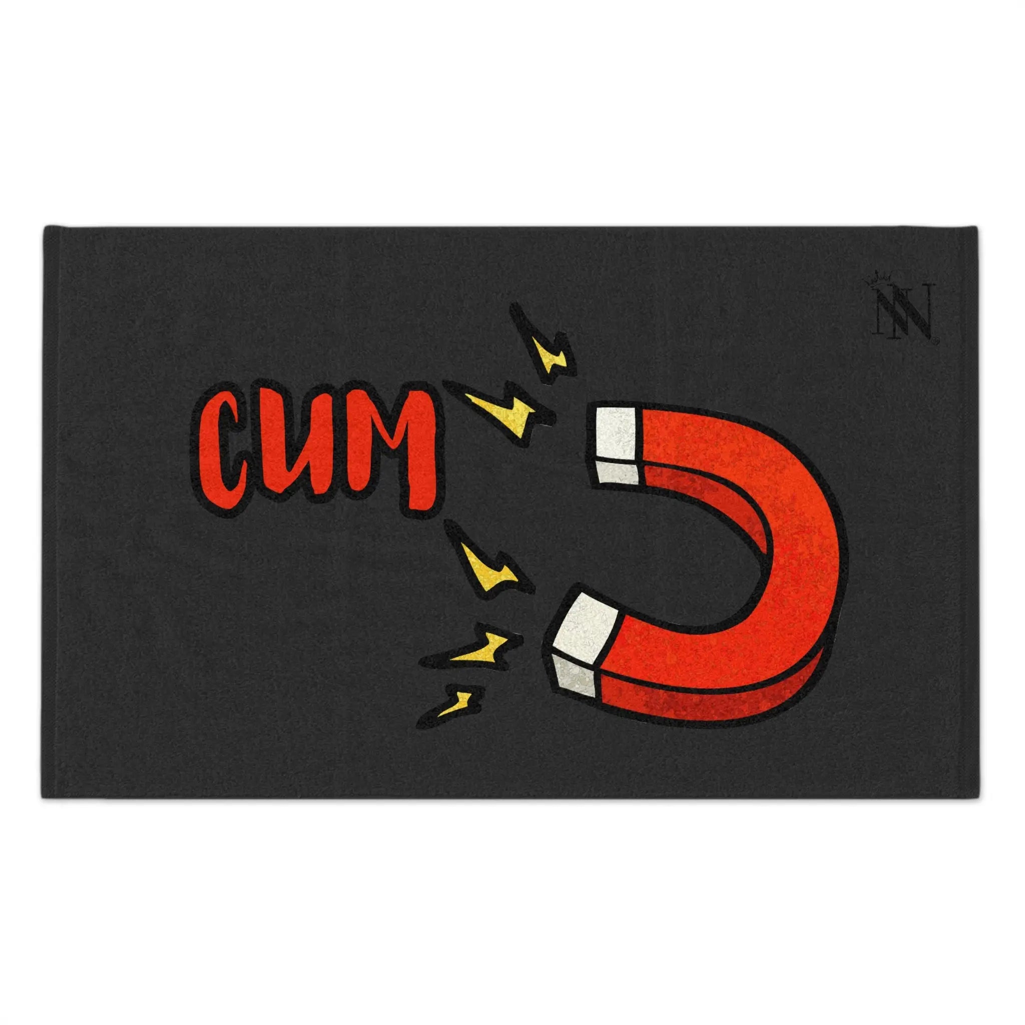 Cum Magnet Dark Grey | Mix & Match Soft Fun-Flirty Lovers’ Towels