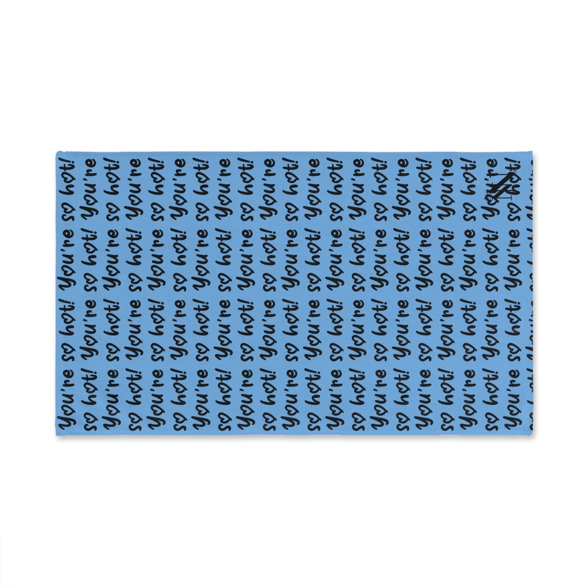 Youâre So Hot! Patterned Light Blue Cum Towel