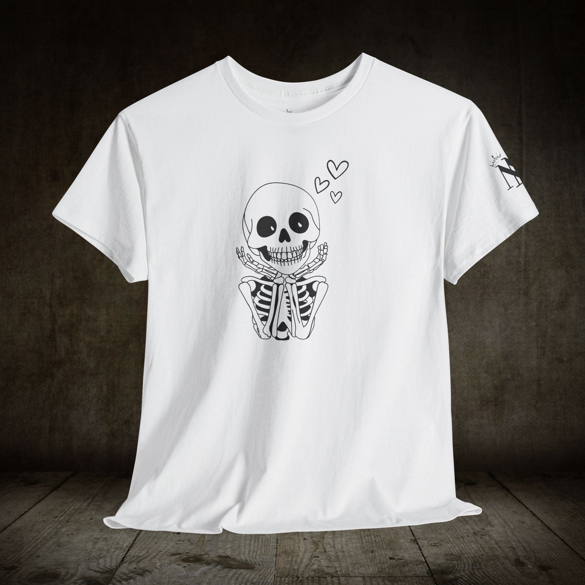 So In Love Skeleton | Mix & Match Cotton Unisex Fun-Flirty Lovers’ T-Shirts