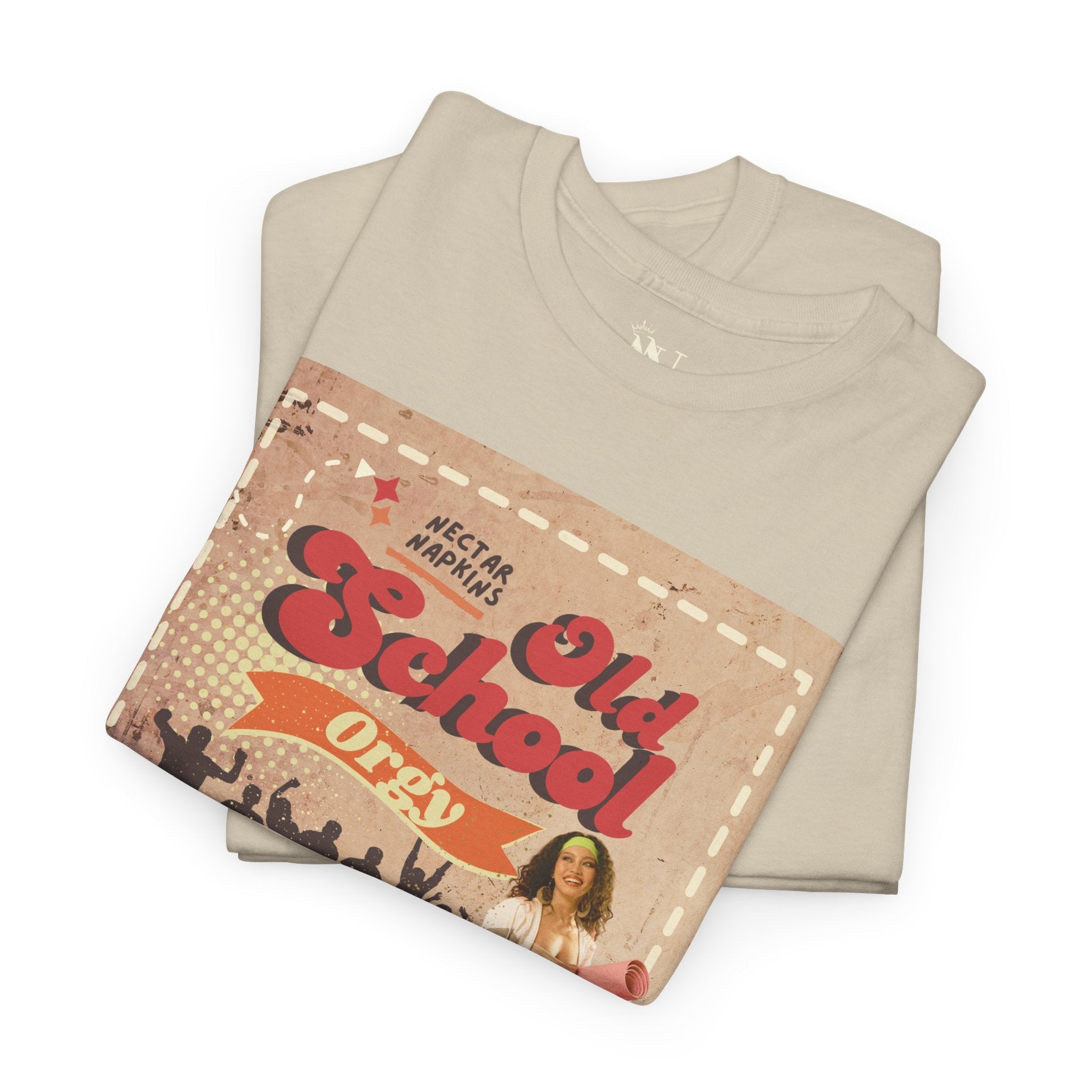 Old School Orgy | Mix & Match 100% Cotton Unisex Fun-Flirty Lovers’ Tees