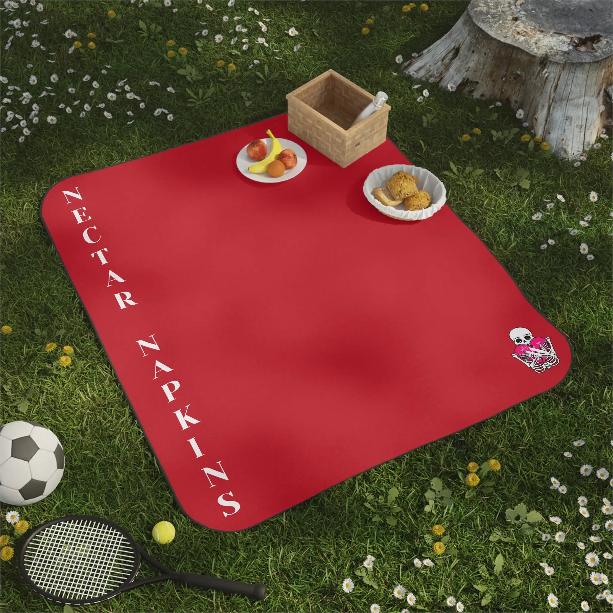 Nectar Napkins Brand Red | Nectar Napkins Fun-Flirty Lovers’ Sex Blankets