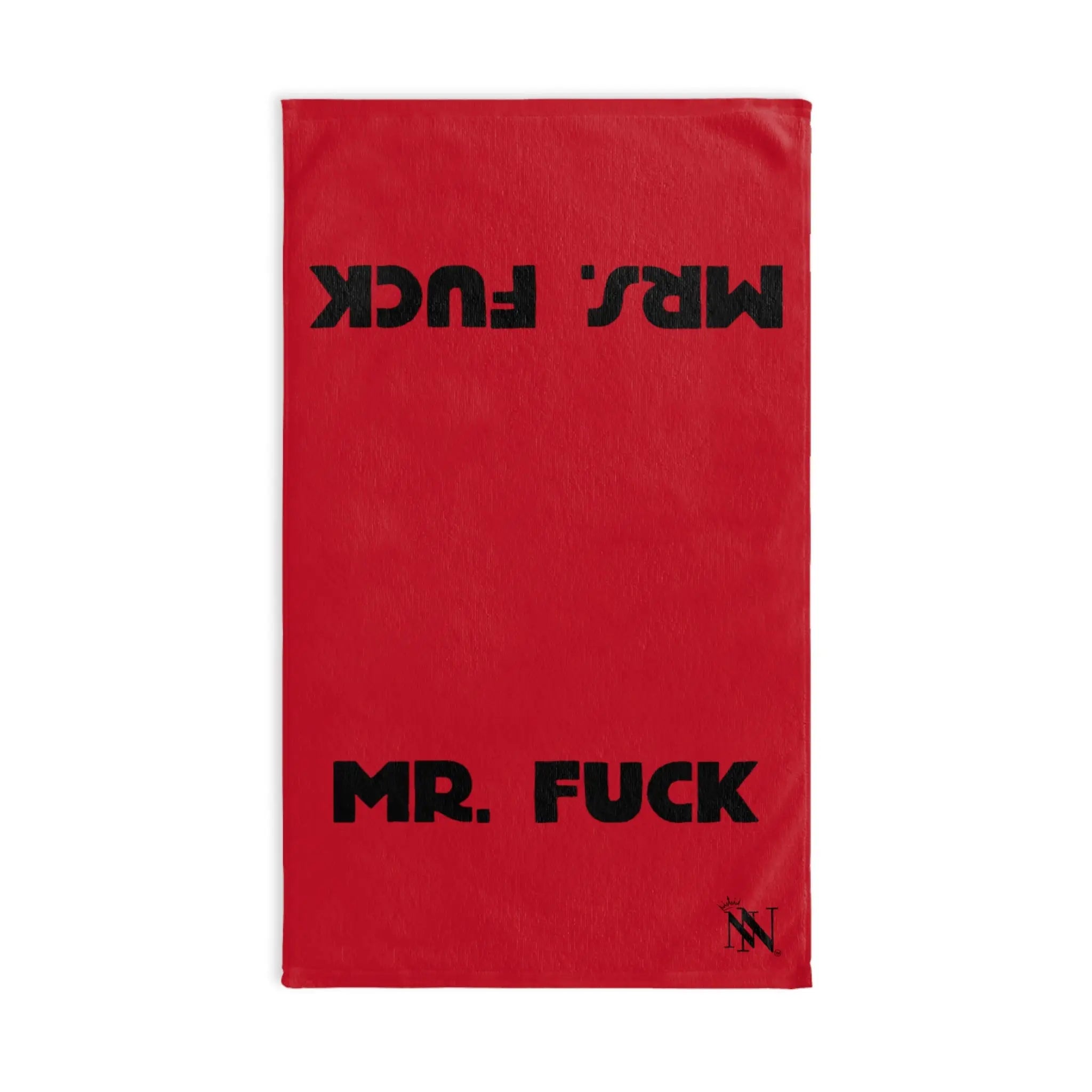Mr Fuck Mrs Fuck Red | Mix & Match Classic Fun-Flirty Lovers’ Towels