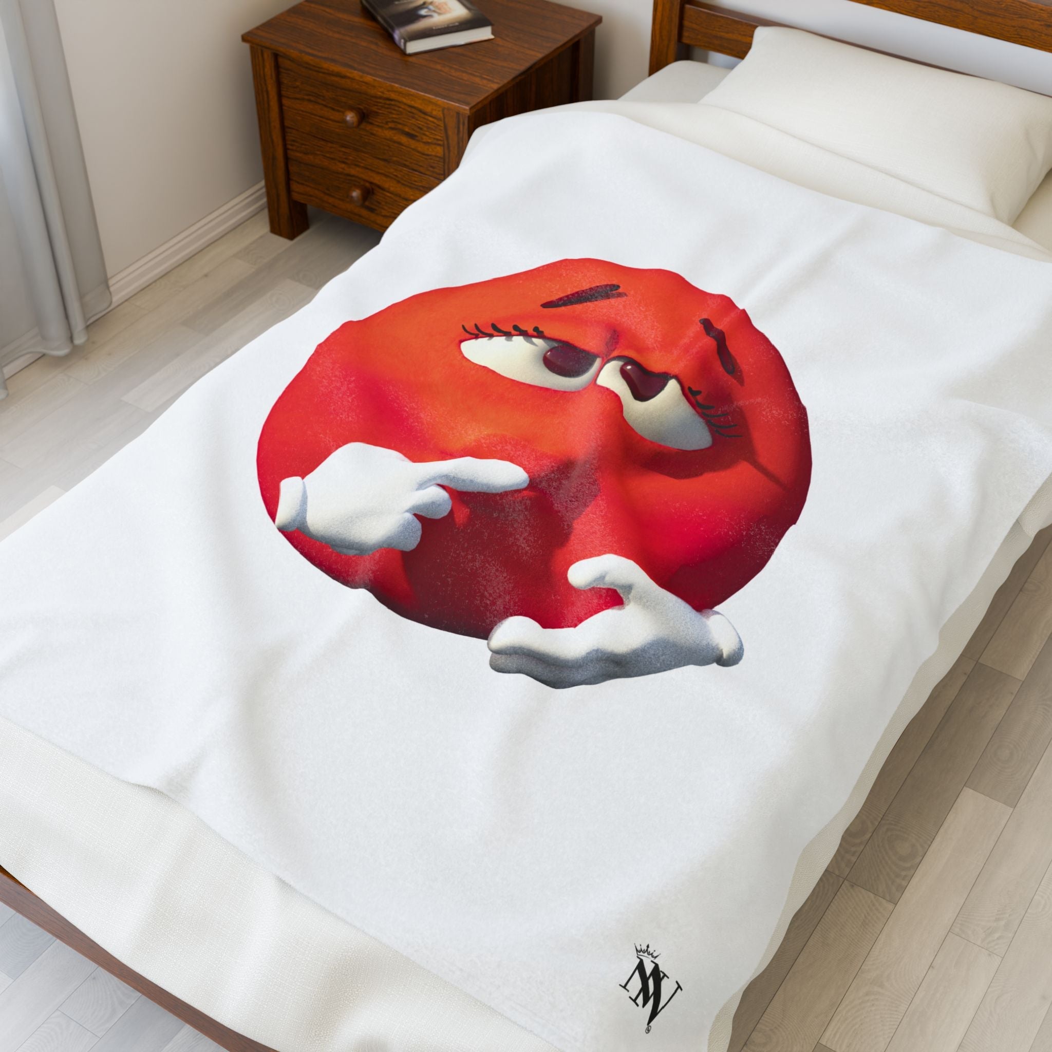 Too Hot For You Emoji | Mix & Match Velveteen Fun-Flirty Lovers’ Blankets