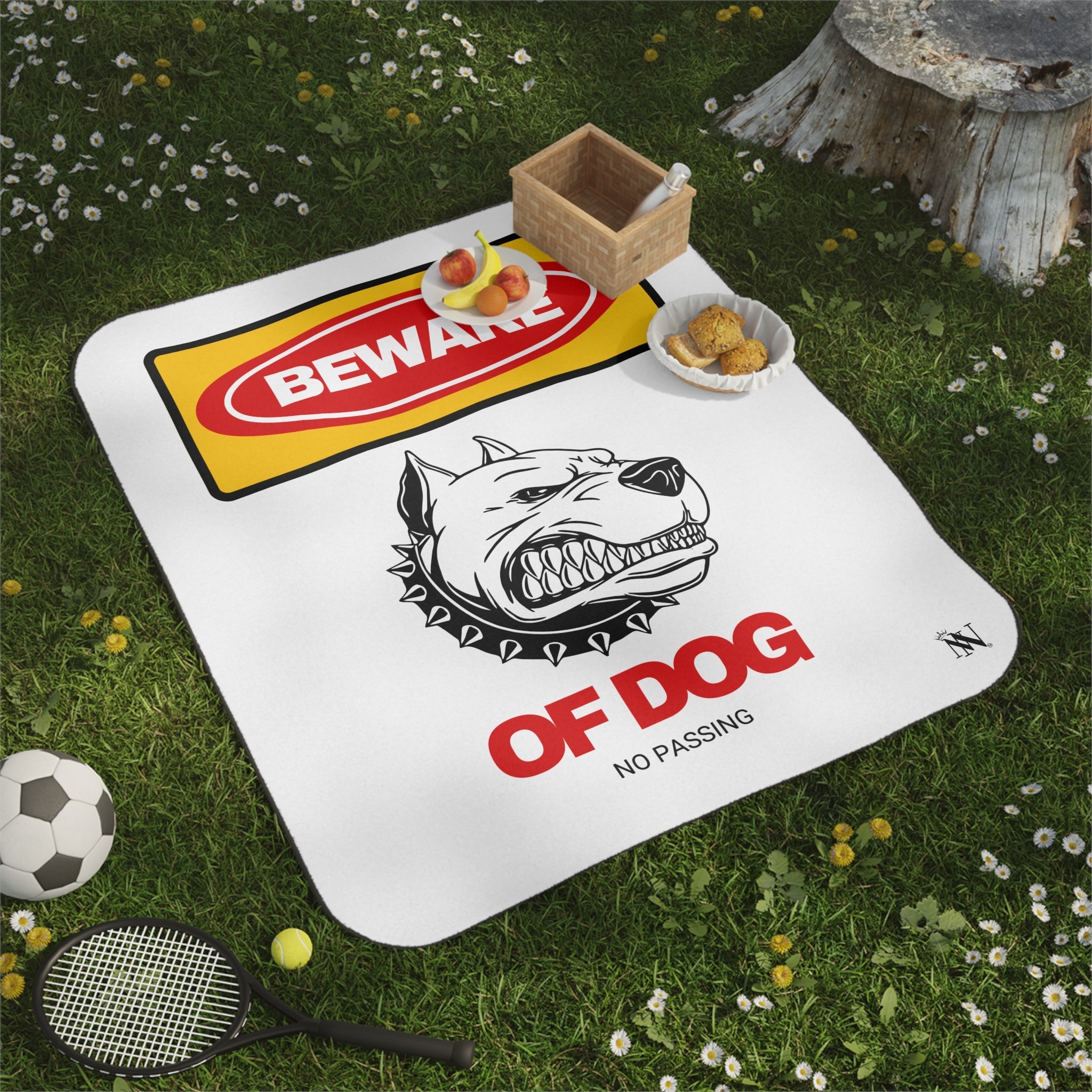 Beware of Dog | Mix Match Fun-Flirty Lovers’ Water-Resistant Blankets