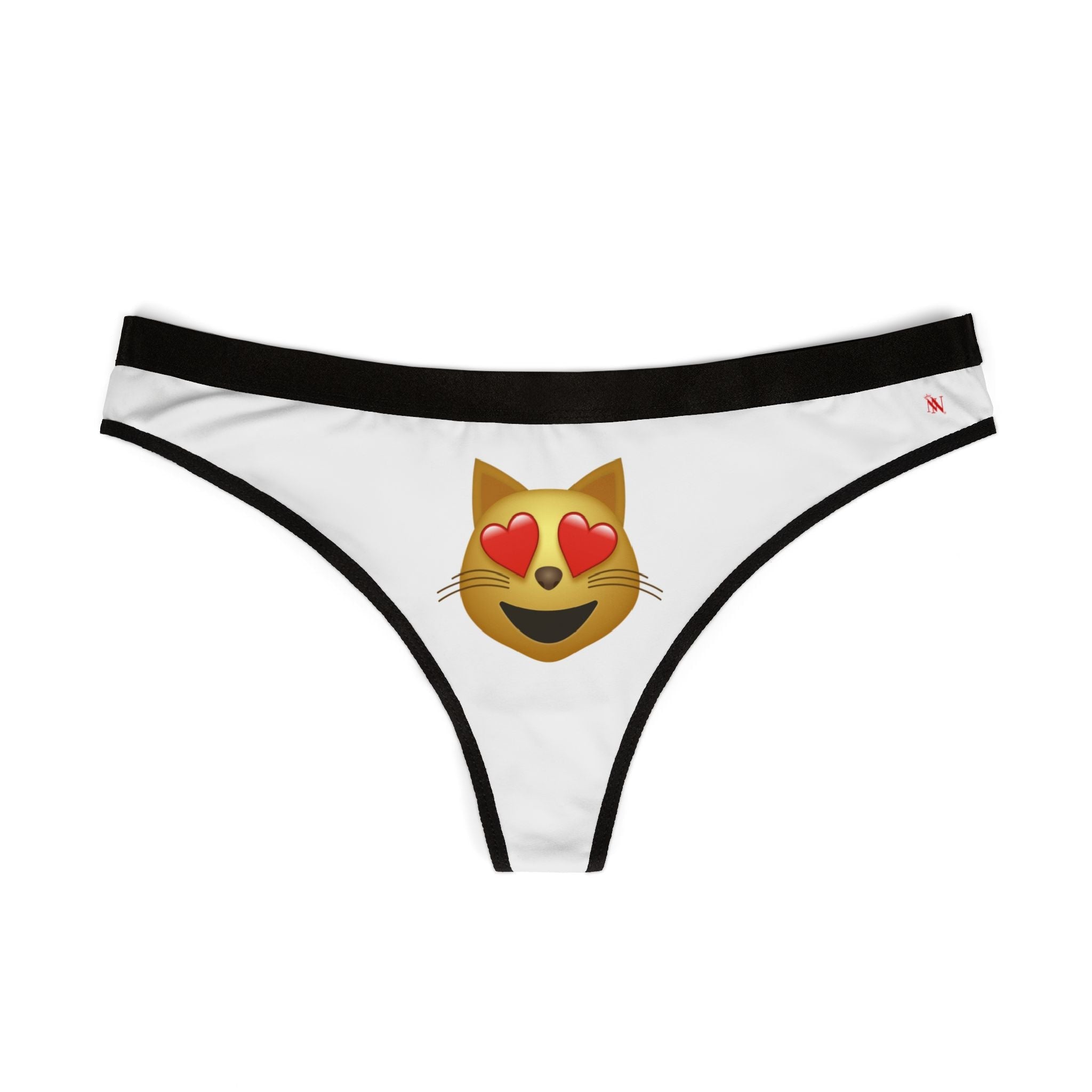 Kitty Love Emoji | Mix & Match Women’s Fun-Flirty Lovers’ Thongs