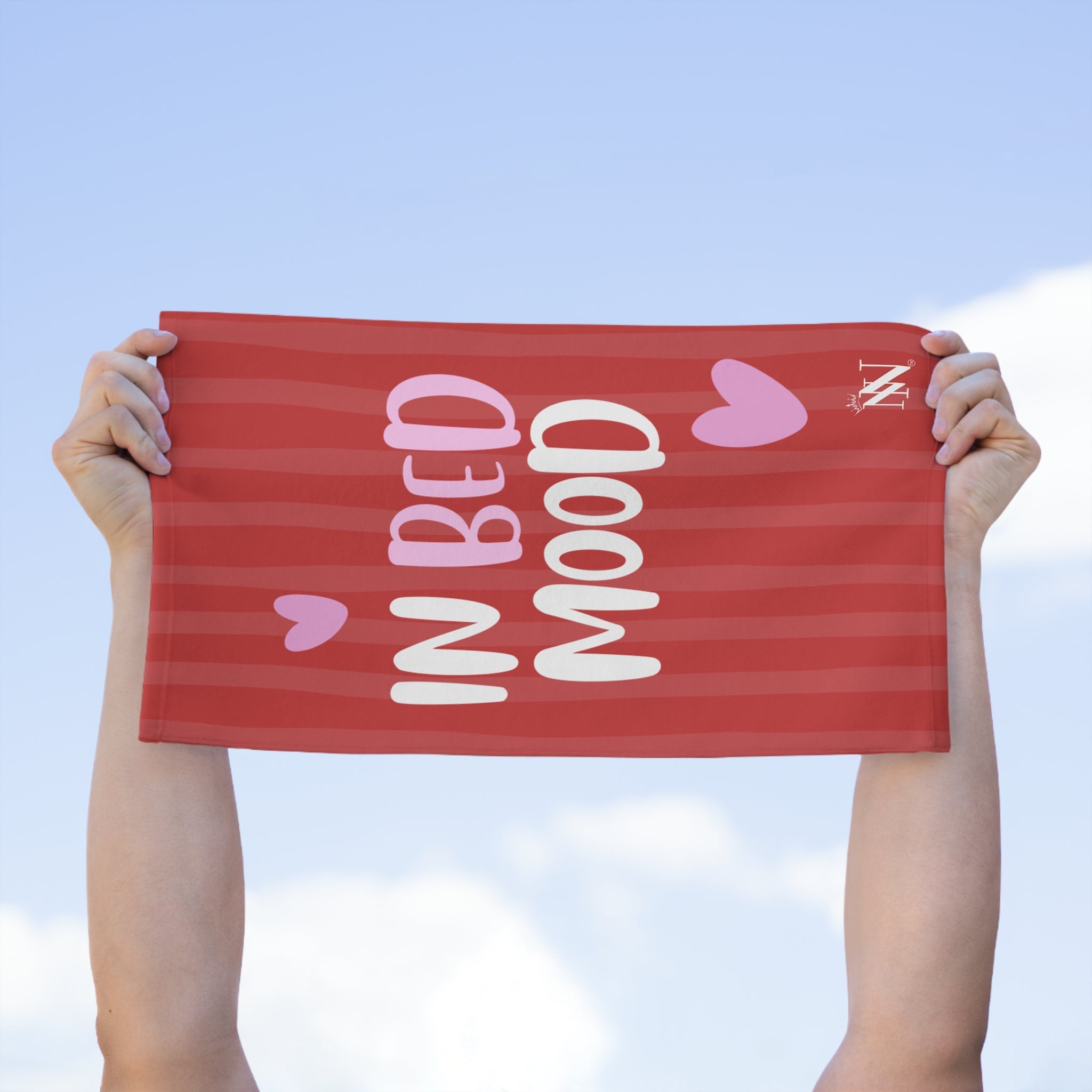 In Bed Mood Hearts | Mix & Match Soft Fun-Flirty Loversā Towels