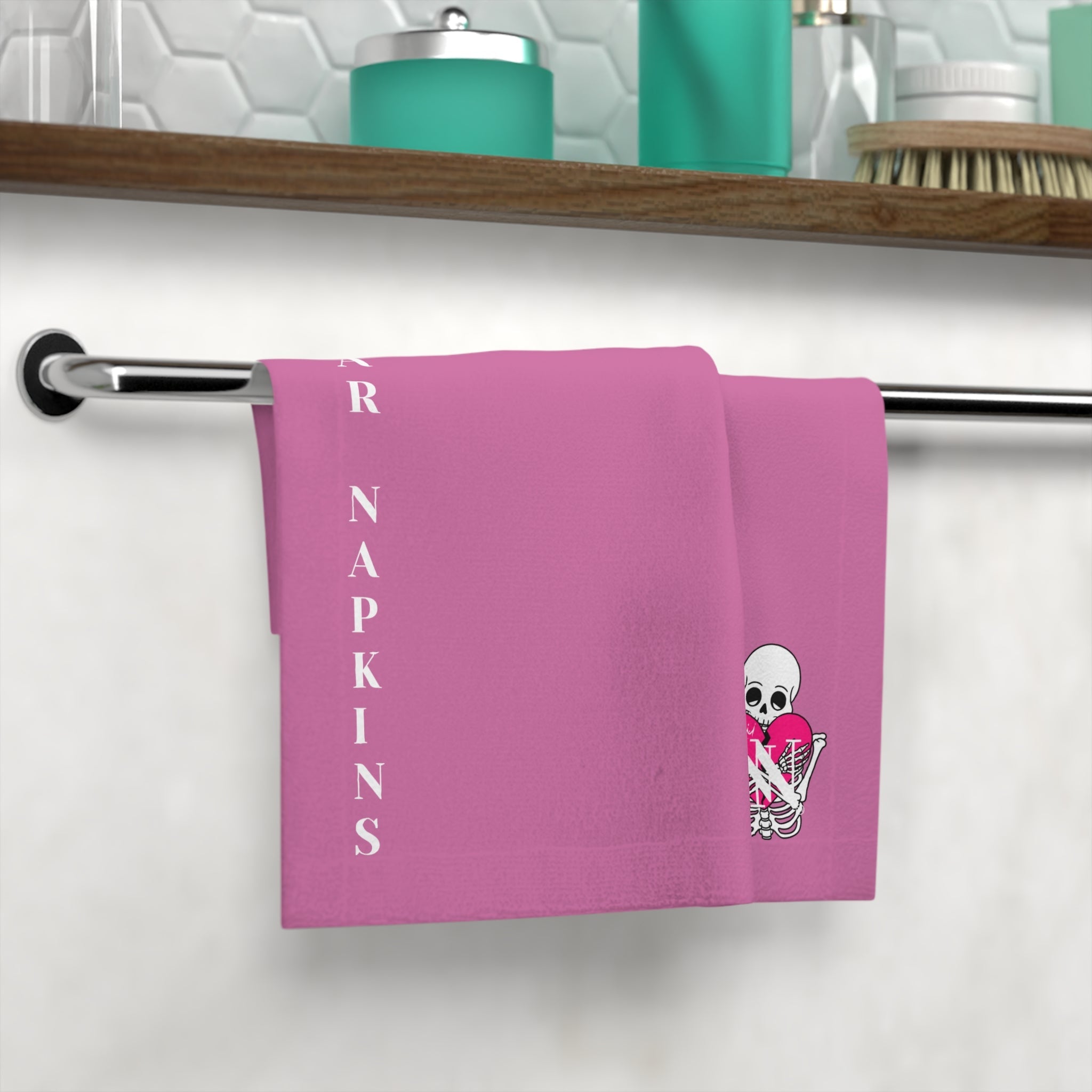 Nectar Napkins Brand Soft Pink | Nectar Napkins Lils’ Fun-Flirty Lovers’ Towels