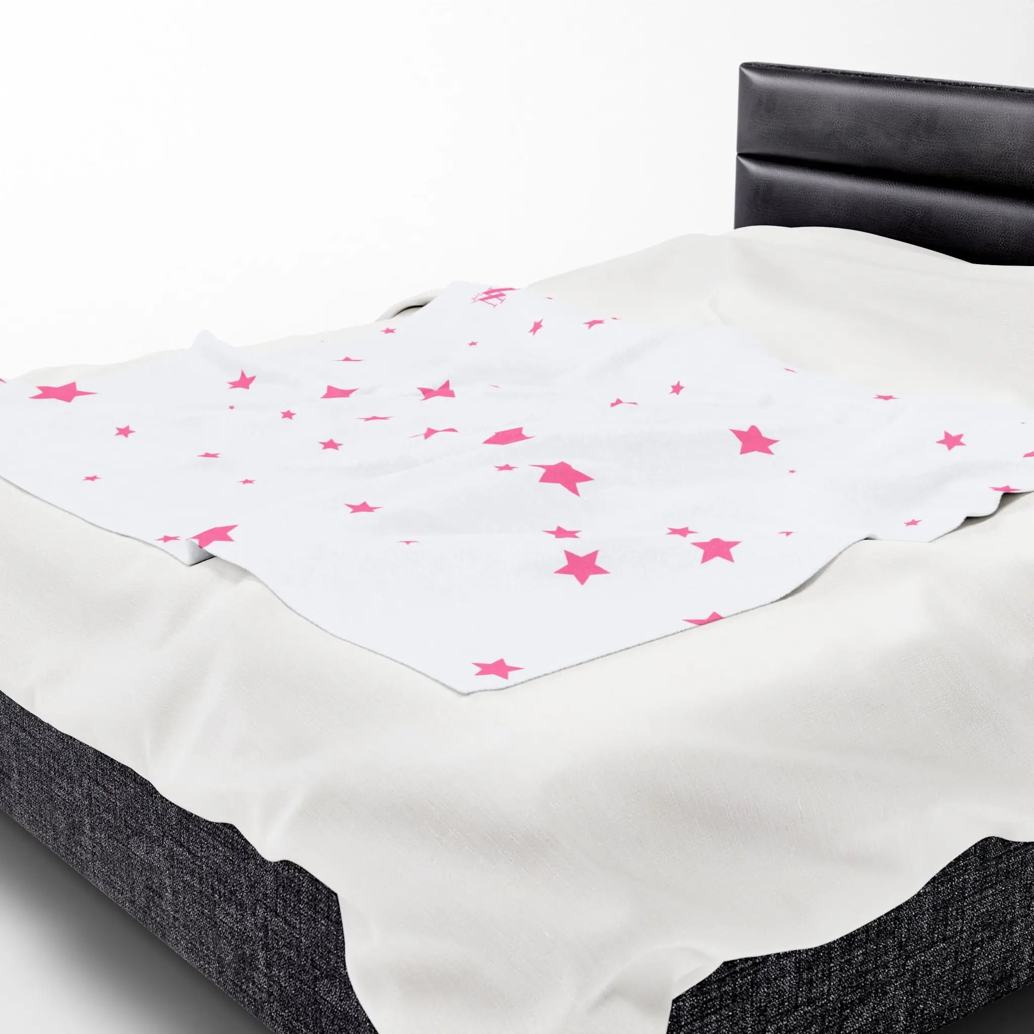 Pink Star Pattern | Mix & Match Soft Fun-Flirty Lovers’ Blankets