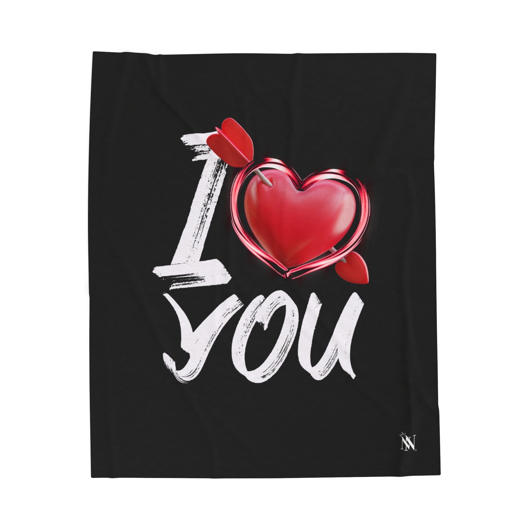 I Heart Arrow You Romantic Lovers Gifts Blanket