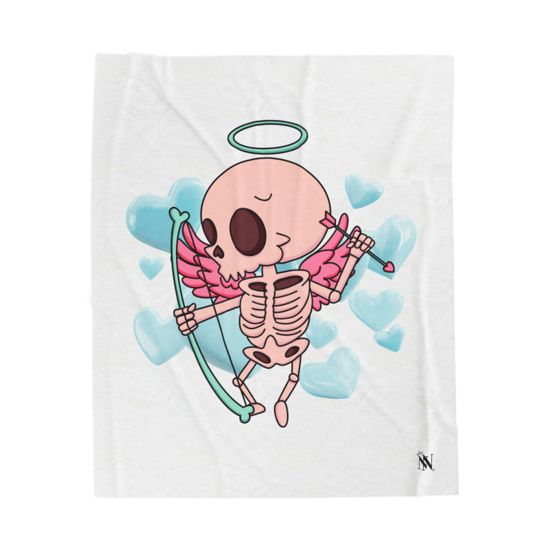 Skeleton Cupid Love | Mix & Match Soft Fun-Flirty Lovers’ Blankets