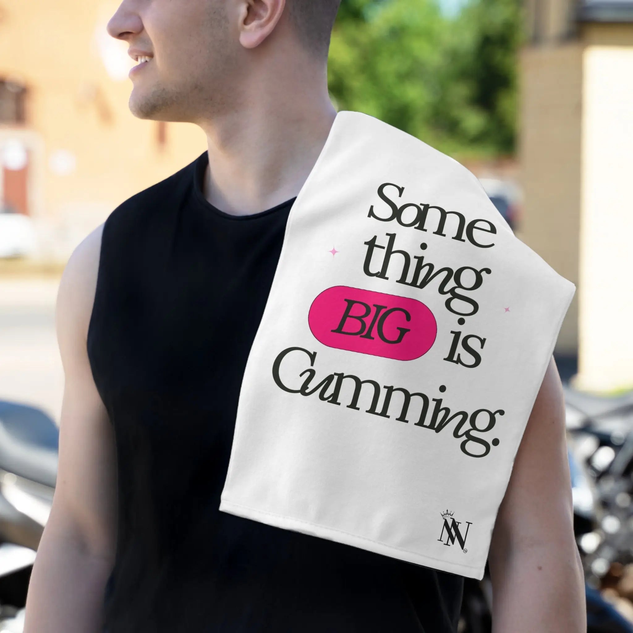 Something BIG is Cumming. | Mix & Match Soft Fun-Flirty Lovers’ Towels