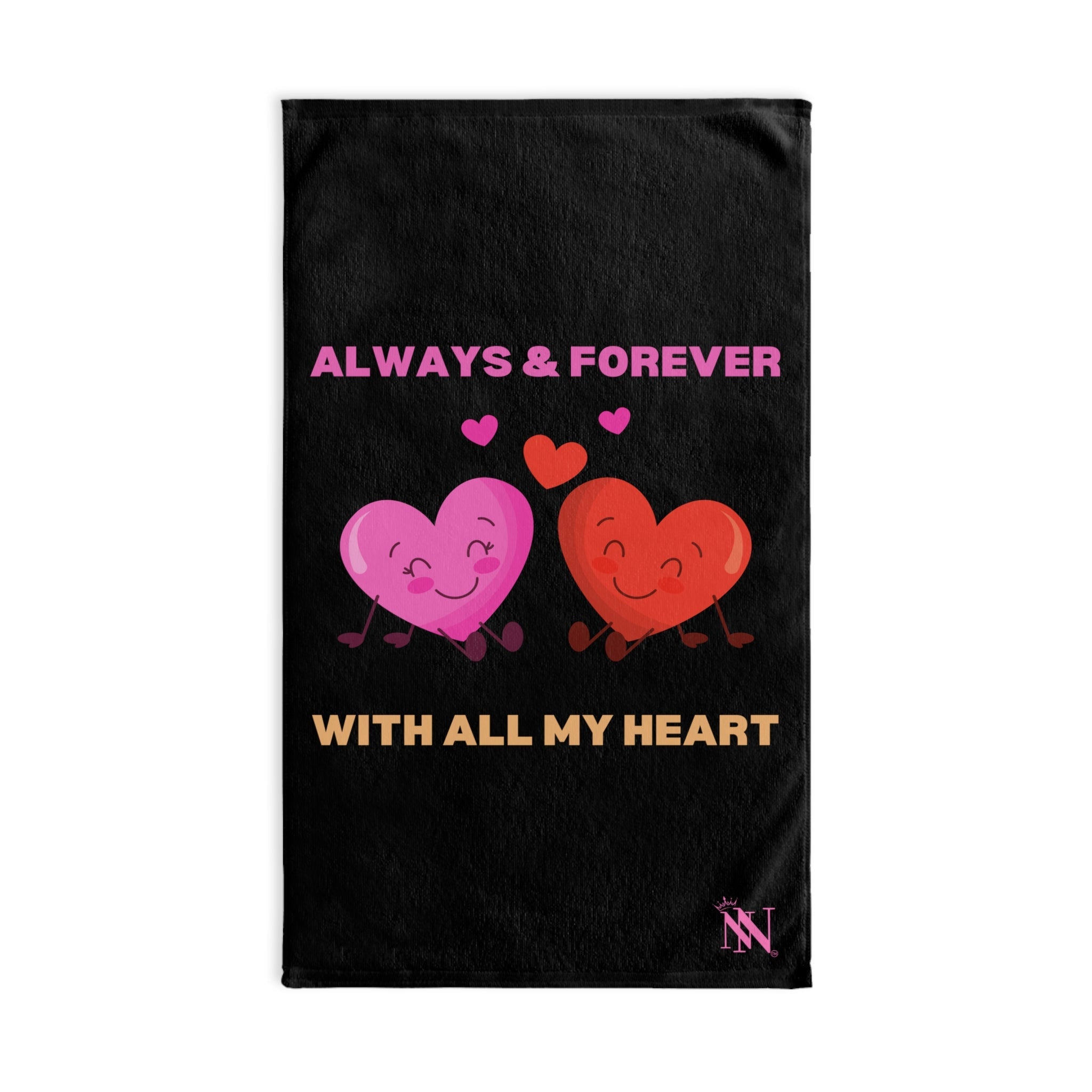 With All My Heart | Mix & Match Original Fun-Flirty Lovers’ Towels