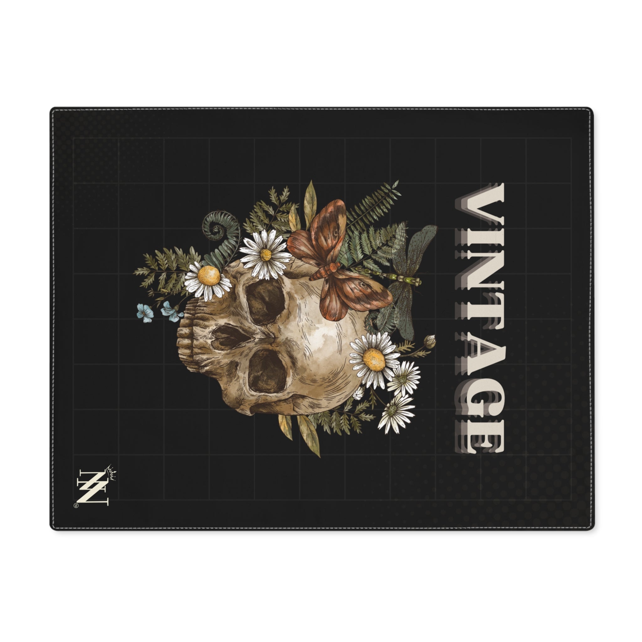 Vintage Floral Skull | Mix & Match Playful Fun-Flirty Lovers’ Toy Mats