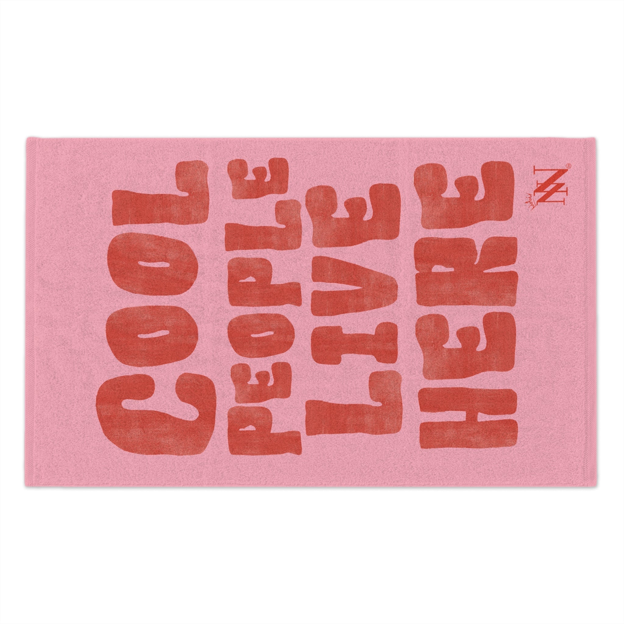 Cool People Live Here | Mix & Match Soft Fun-Flirty Lovers’ Towels
