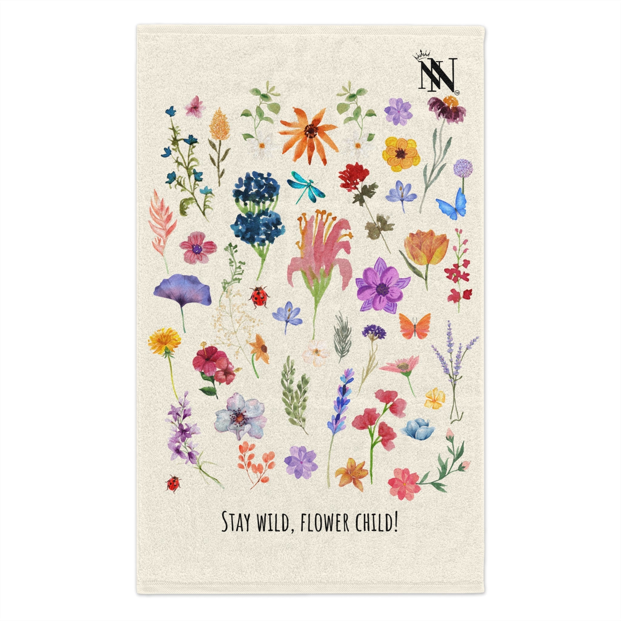 Stay Wild Flower Child! | Mix & Match Soft Fun-Flirty Lovers’ Towels