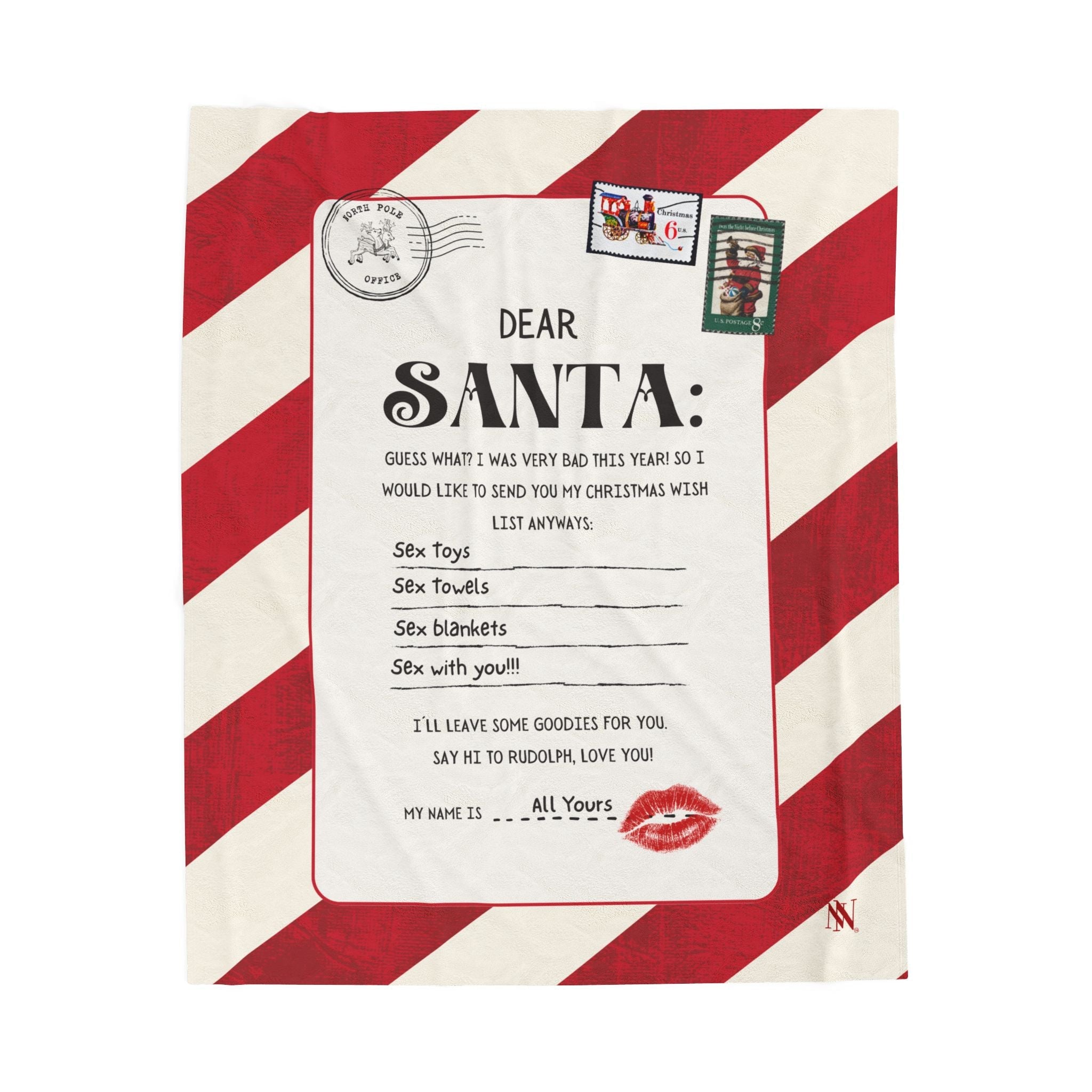 Dear Santa | Mix & Match Soft Fun-Flirty Lovers’ Blankets