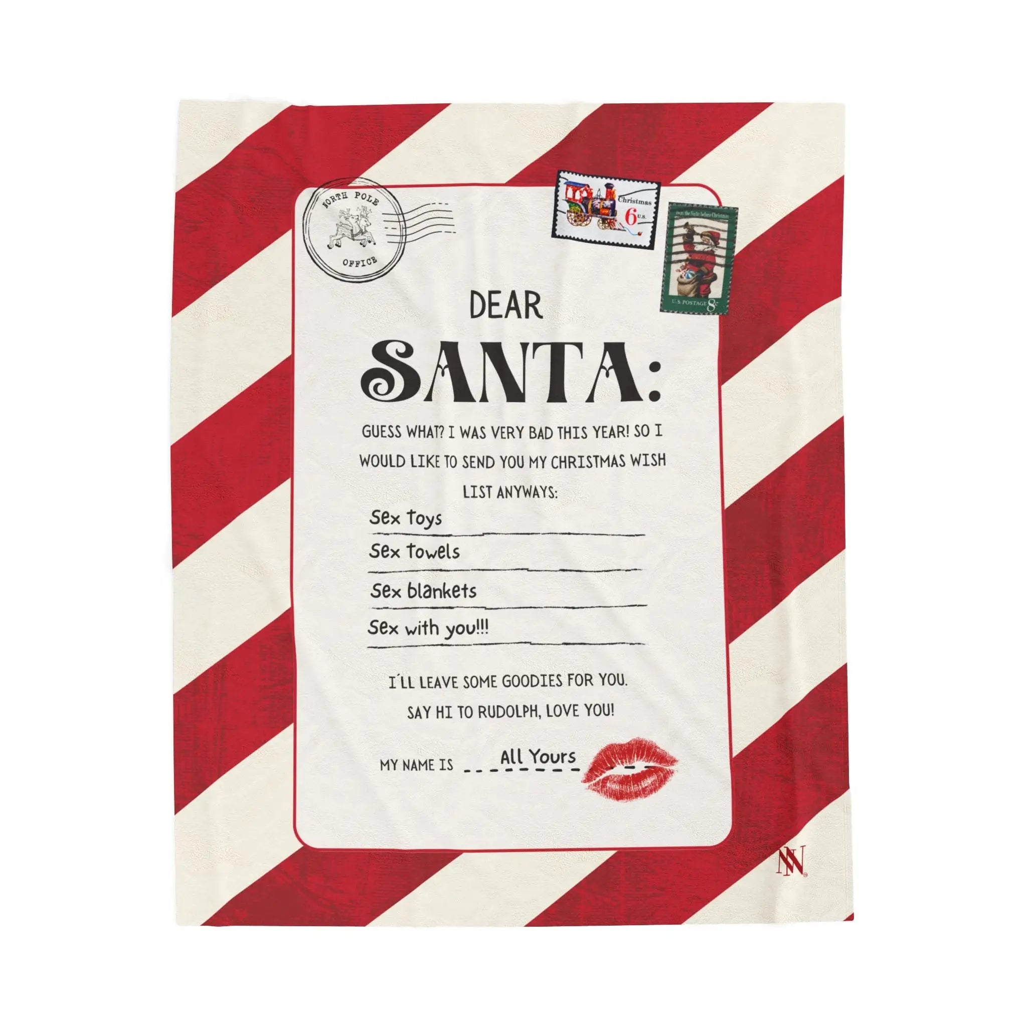 Dear Santa | Mix & Match Soft Fun-Flirty Lovers’ Blankets