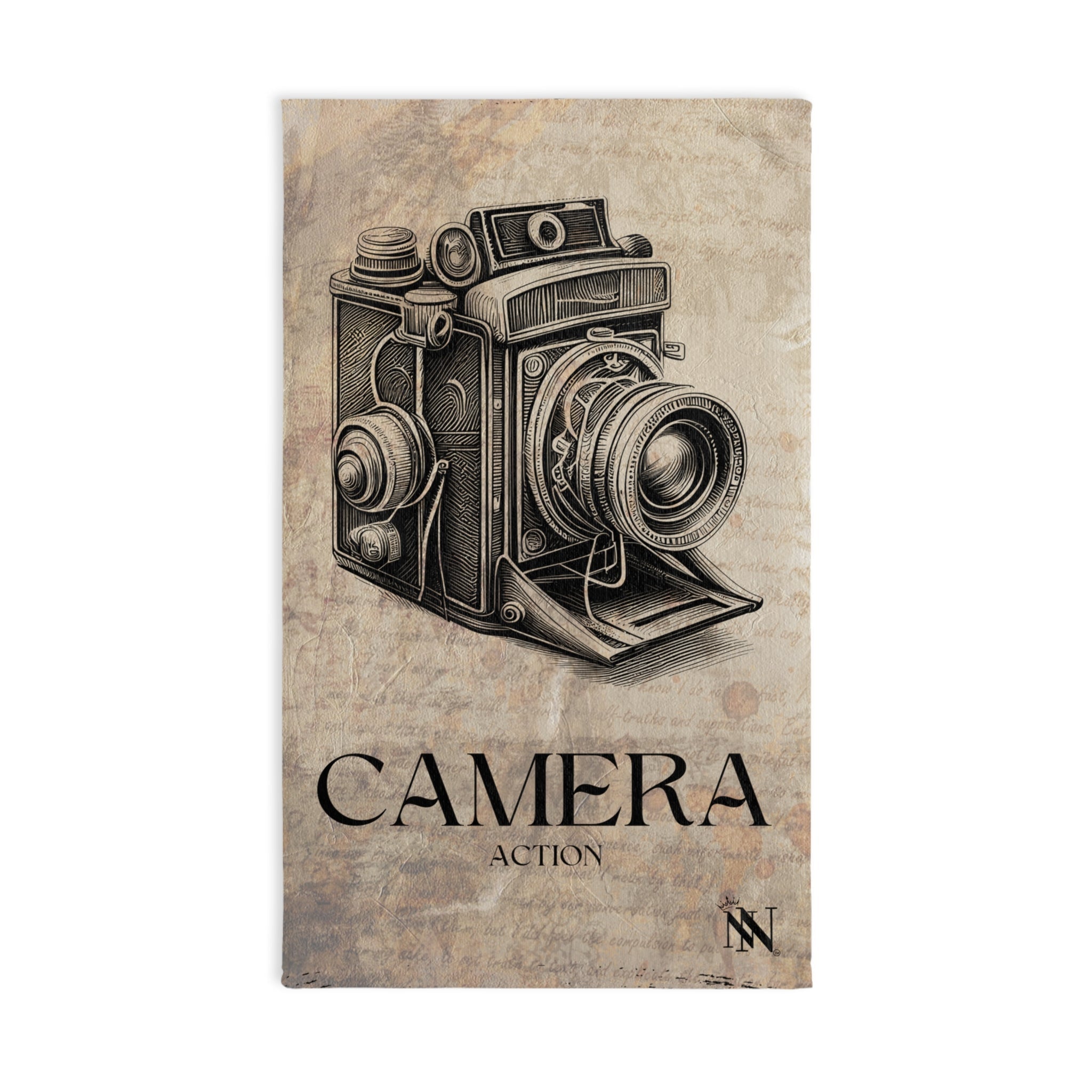 Vintage Camera Action | Mix & Match Classic Fun-Flirty Lovers’ Towels